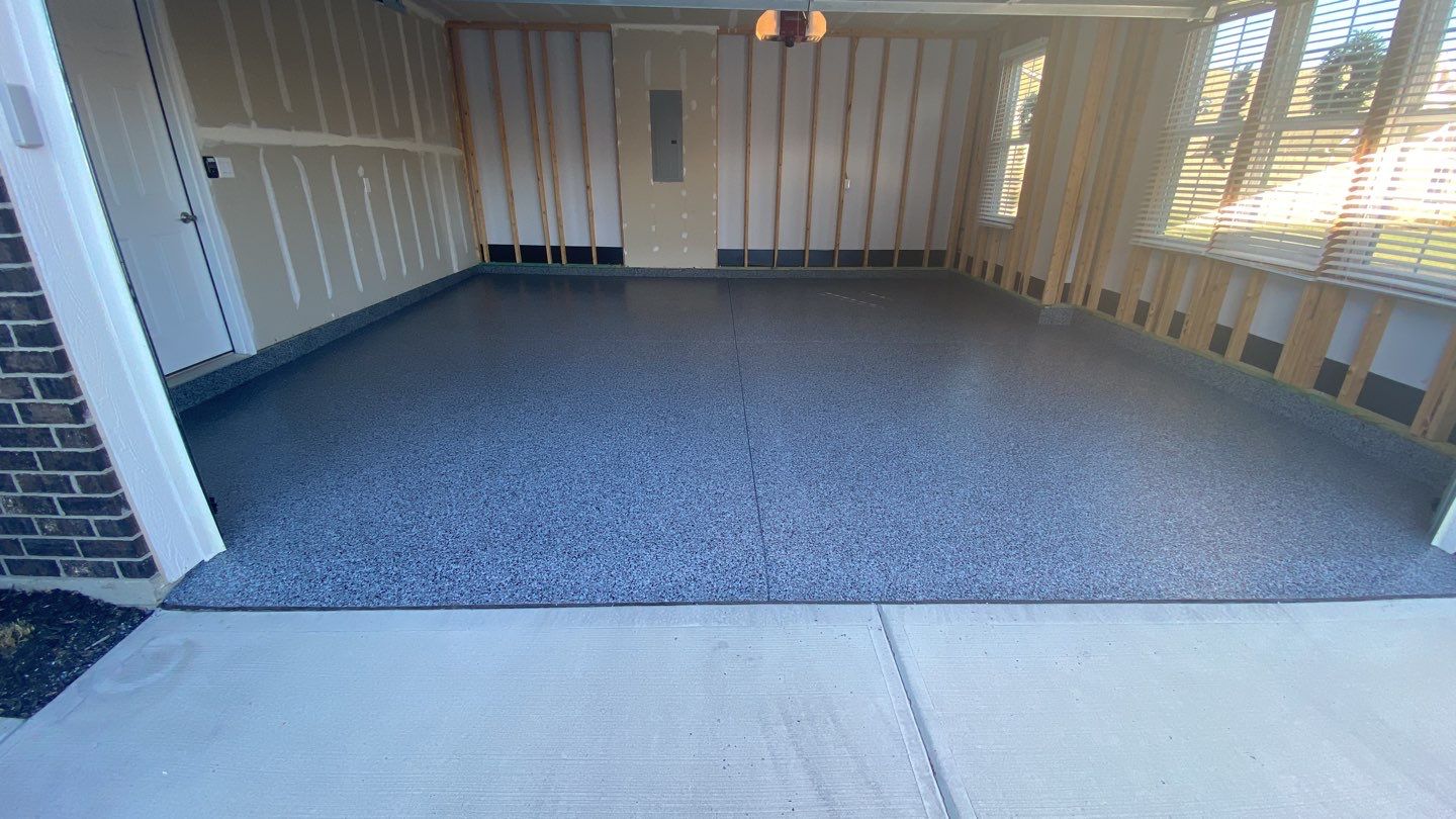 Garage Floor using Smoke by Your1DayFloor.com