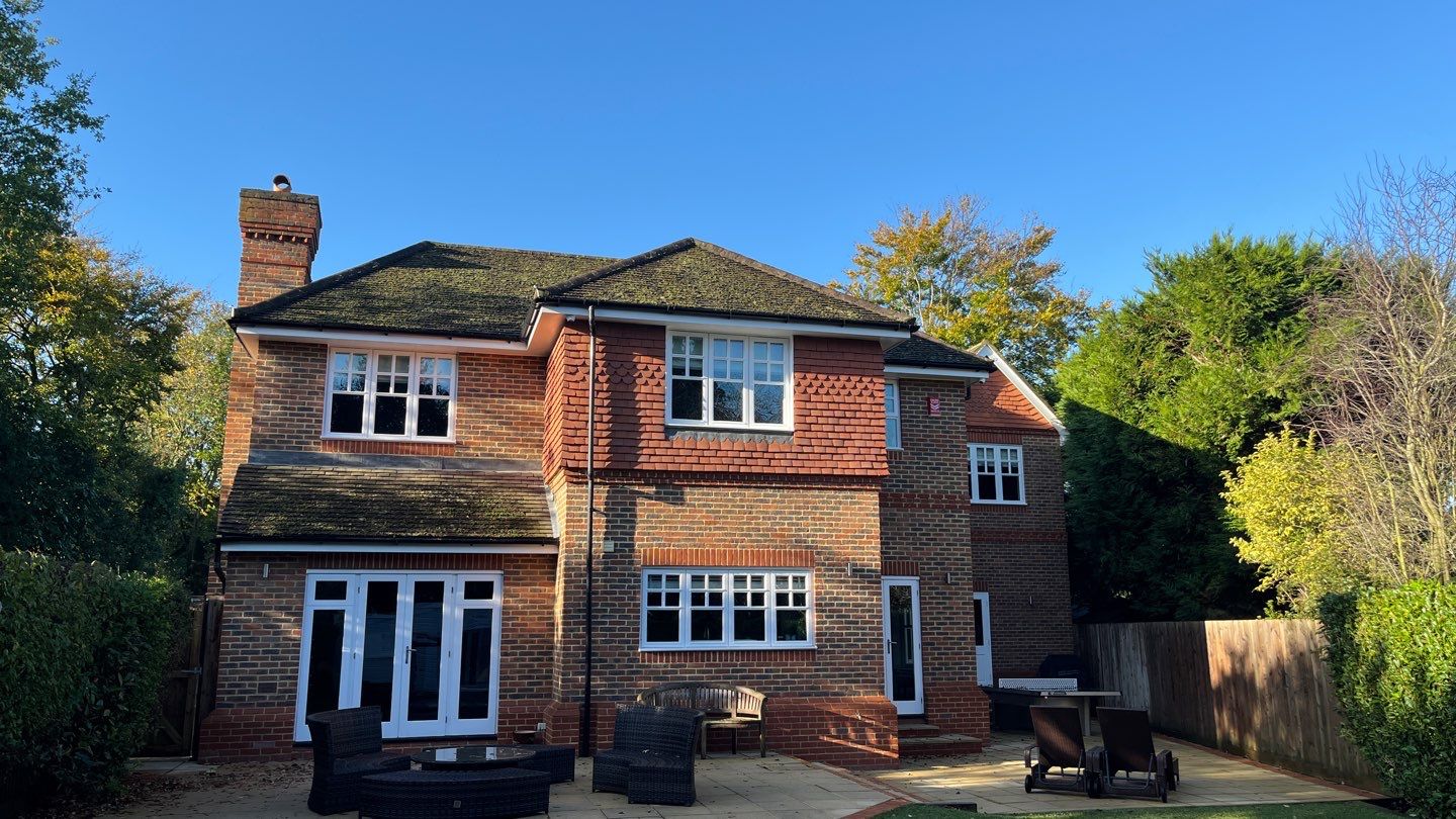 Roof Cleaning using Honda 15lpm Low Pressure Washing Machine by Ges Exterior Cleaning ltd