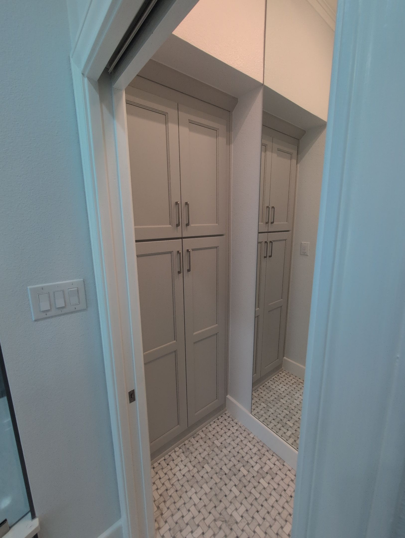 Walker Ranch Bathroom Remodel with Expanded Walk-In Shower and Custom Storage by Legacy Bath and Kitchen 