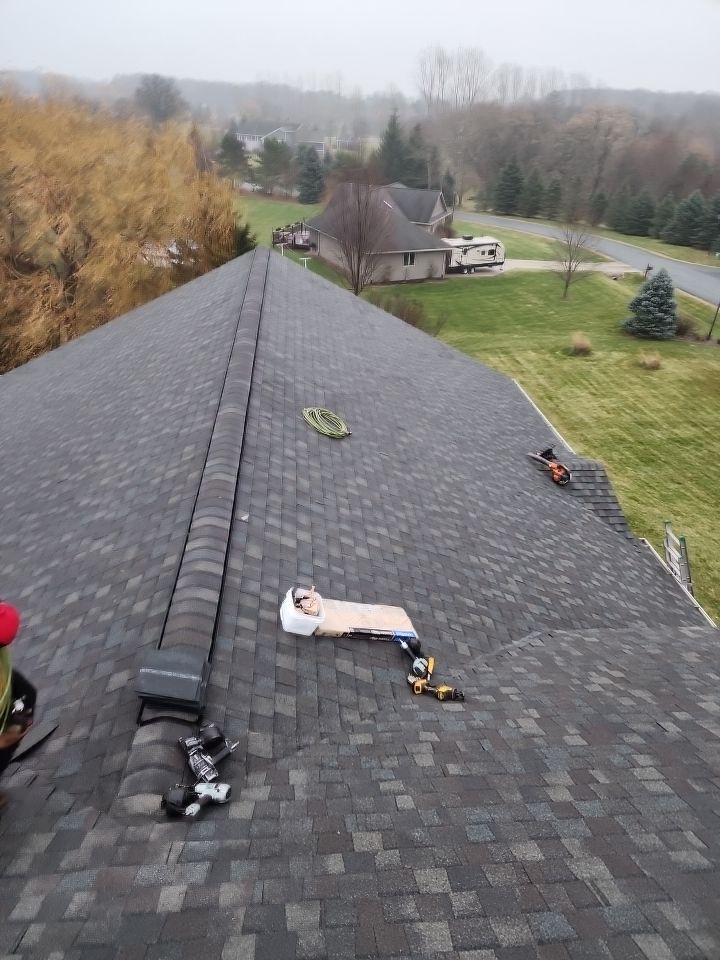 Residential Roof Replacement with GAF HDZ Shingles in Sheboygan, WI by Gellings Roofing and Siding LLC