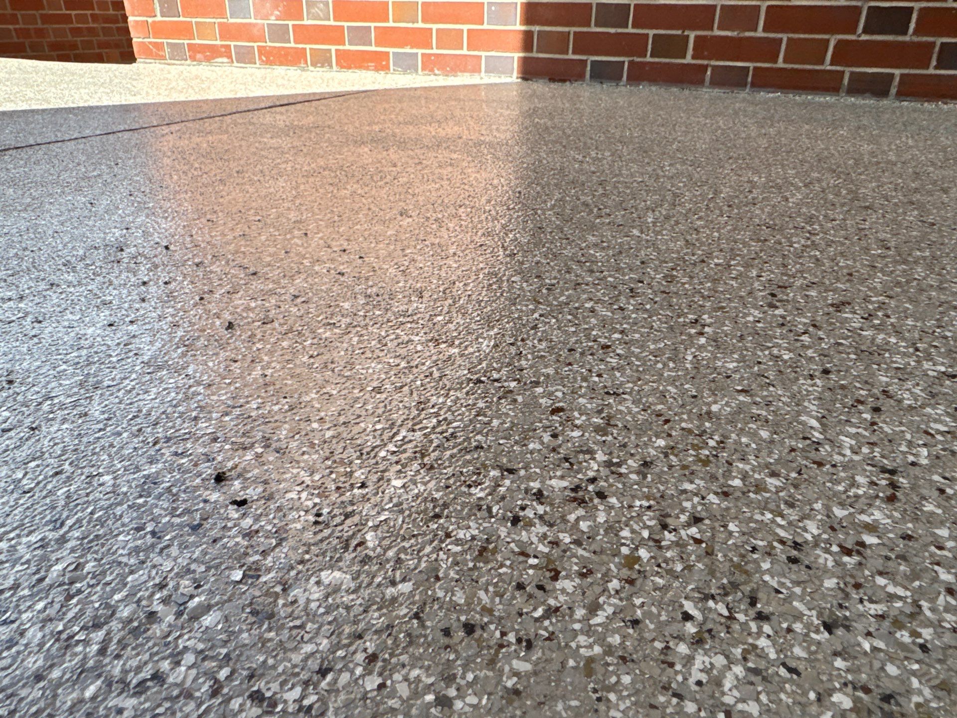 Lake Butler Courthouse in Lake Butler, FL in Pebble Beach by Cross Creek Concrete Coatings