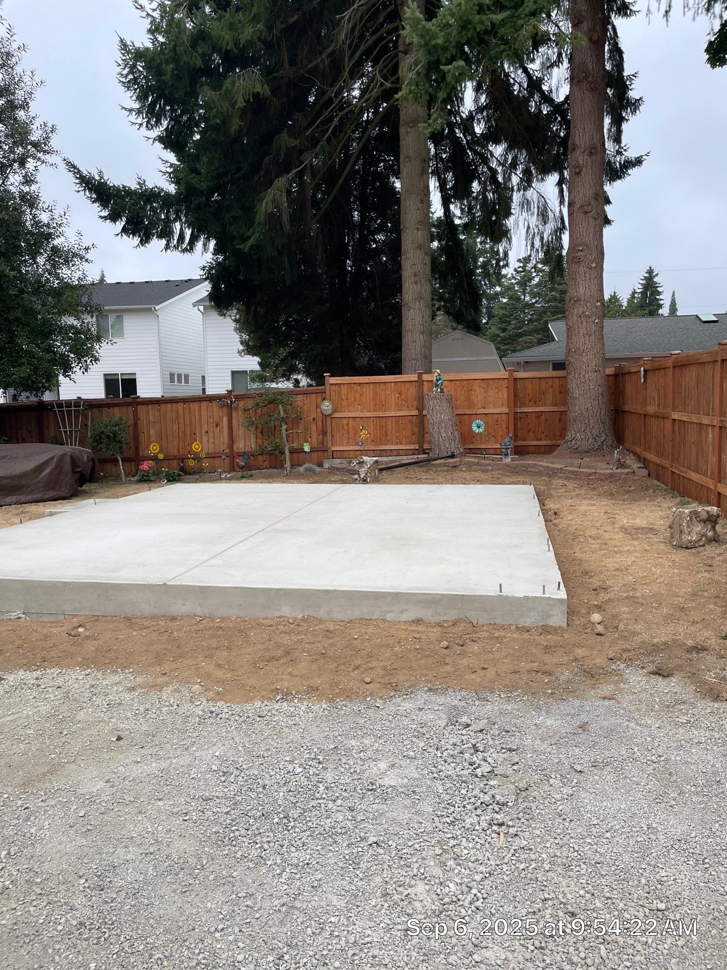 Backyard Concrete Slab Installation | Everett  by Jireh Asphalt & Concrete Inc 