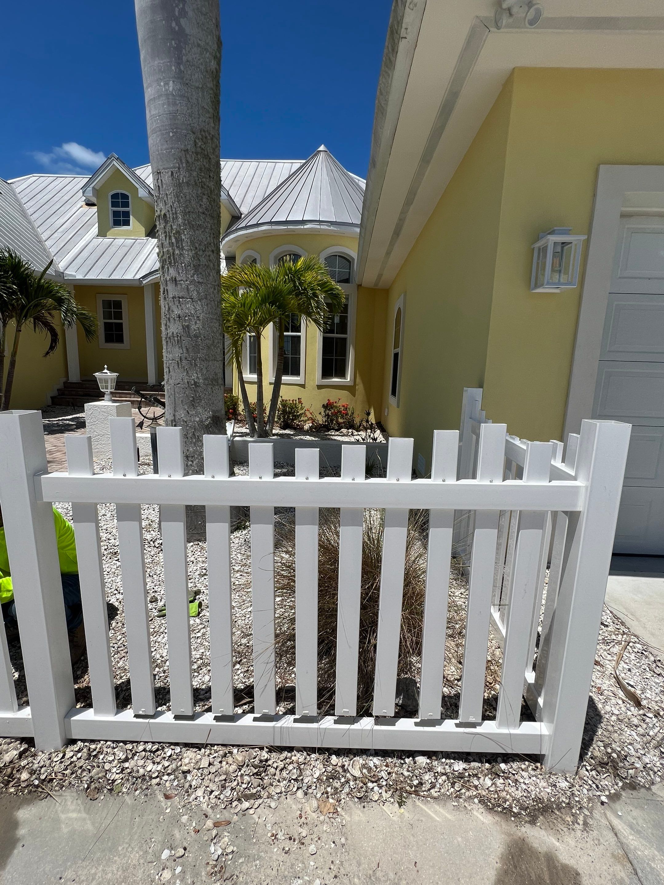 Vinyl Fence Installation using Vinyl Picket Fence by Asap fence and gates, LLC
