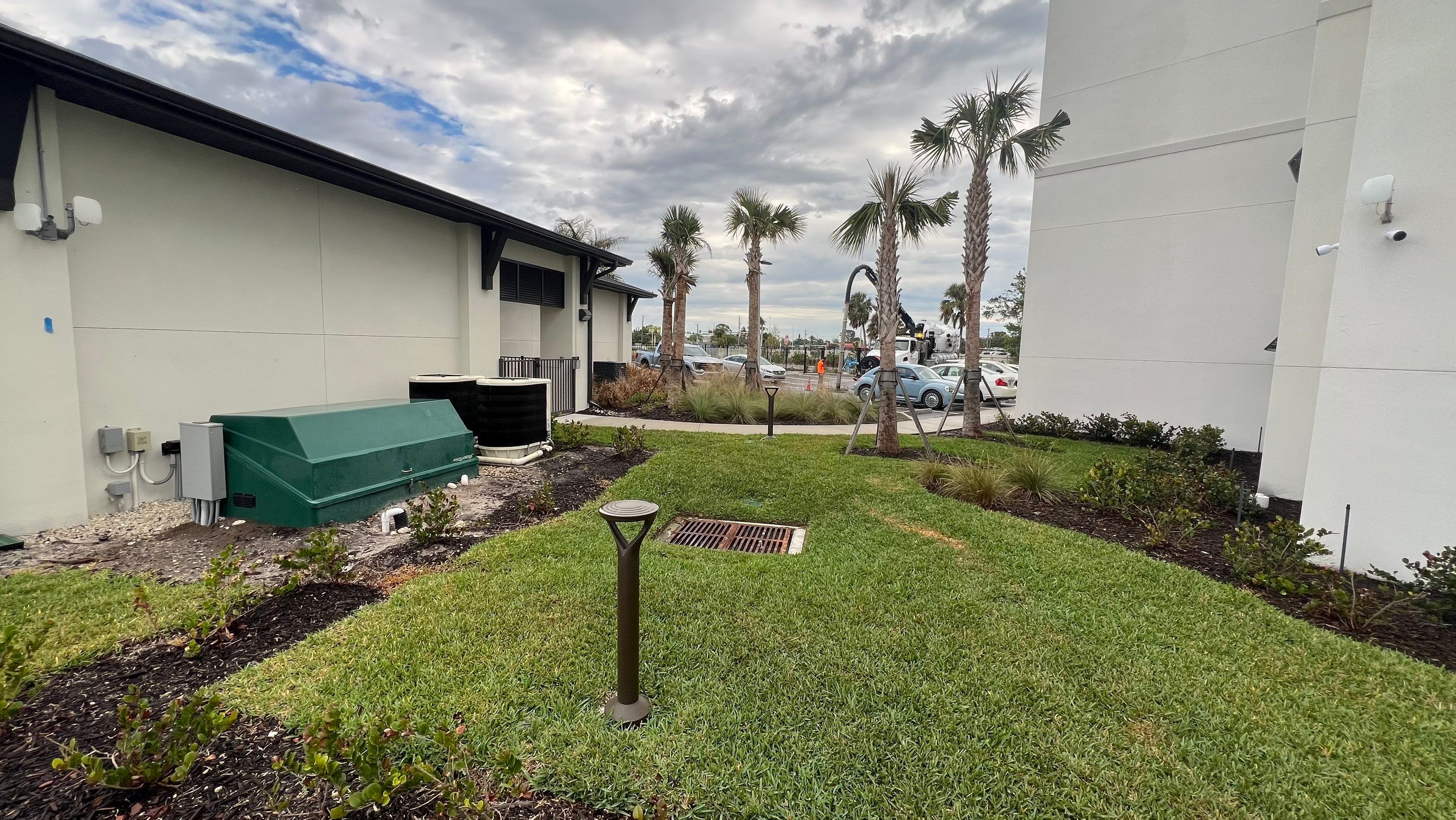 New Construction Apartment Complex Catch Basin Cleaning by APS Power & Water