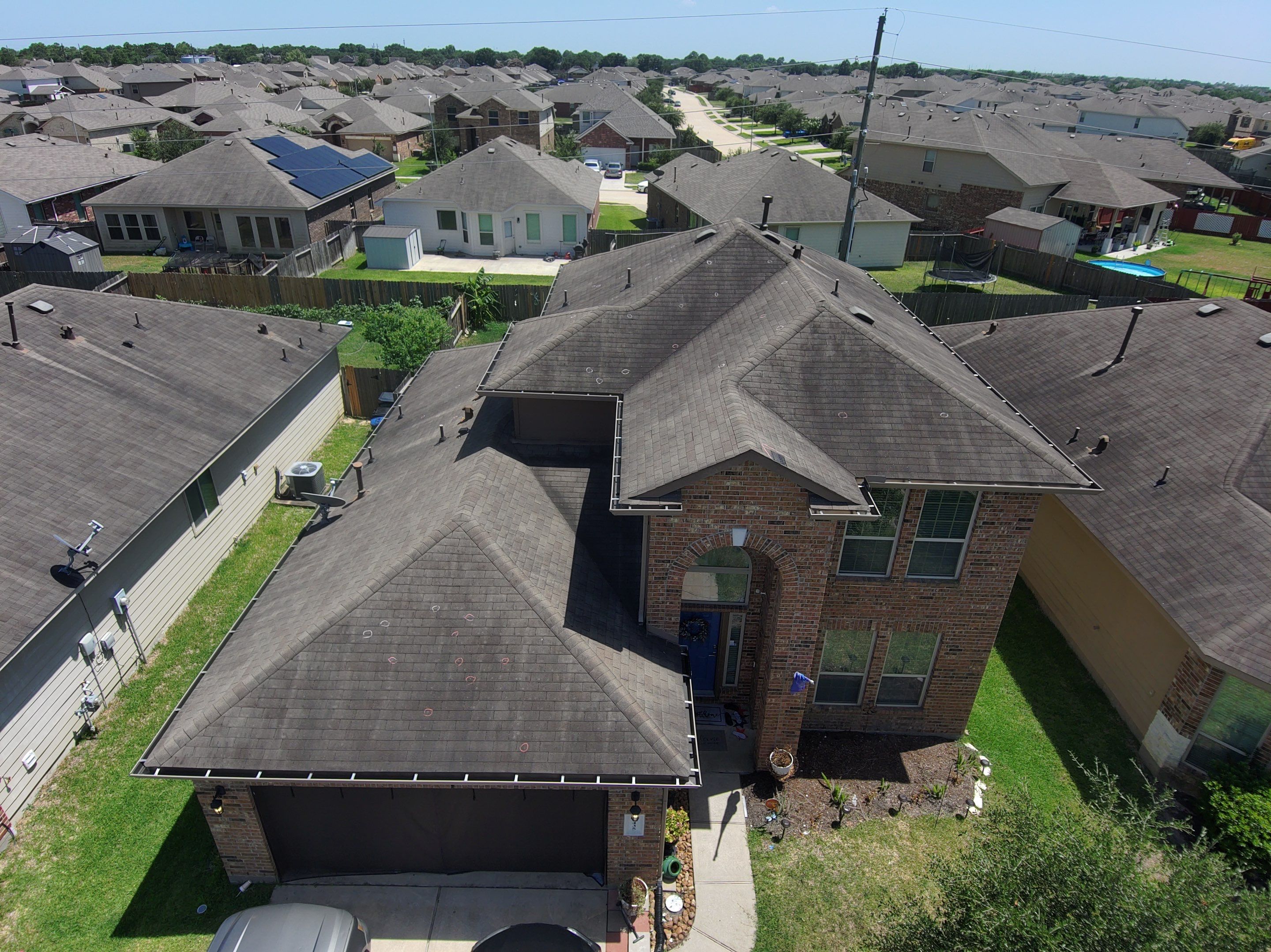 Residential Roofing Installation using Owen's Corning Duration (Lifetime) Shingles by Roof Repair Company