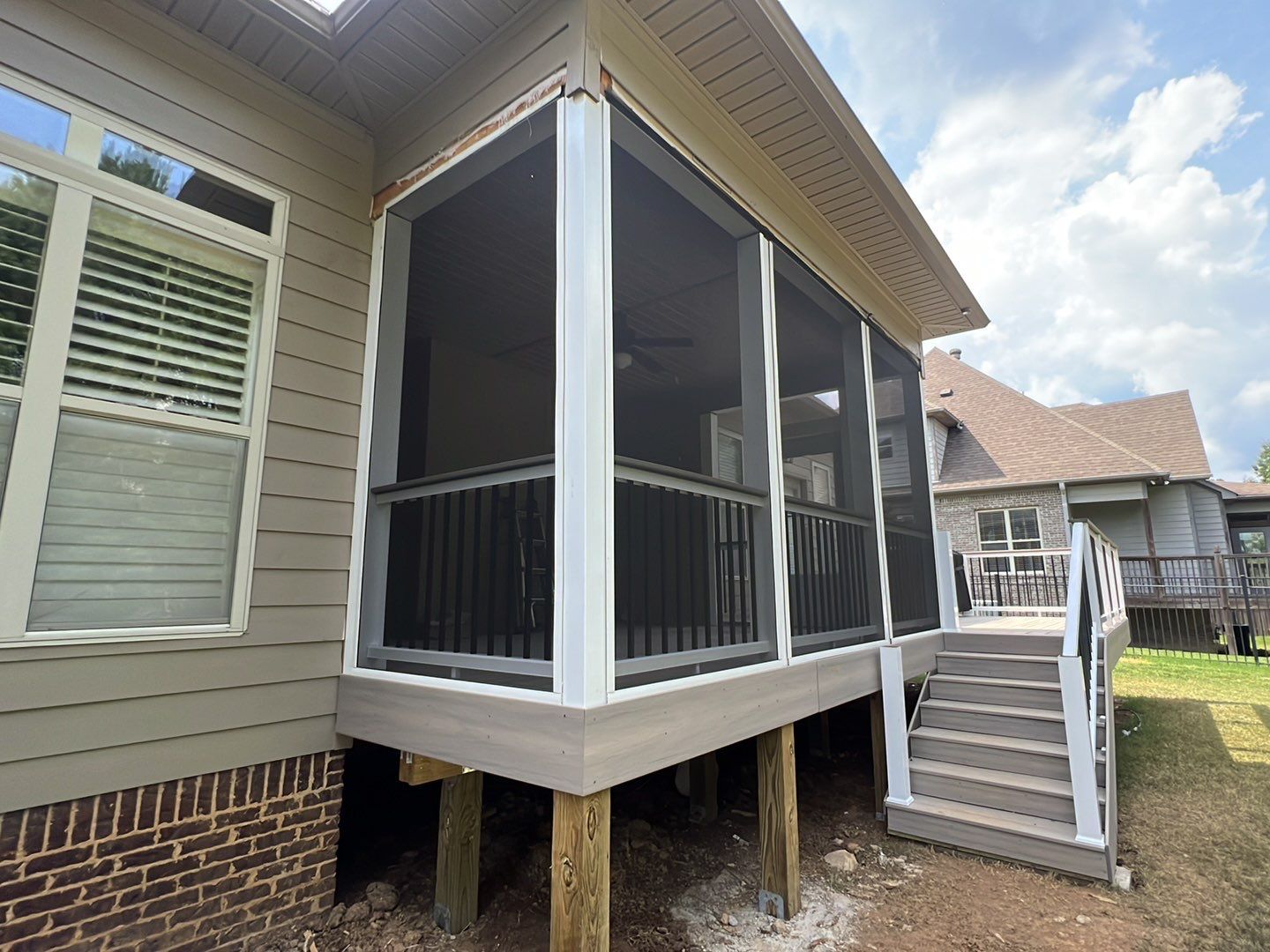 Tiffany Estates - Composite Deck Installation  by Pillar and Pine