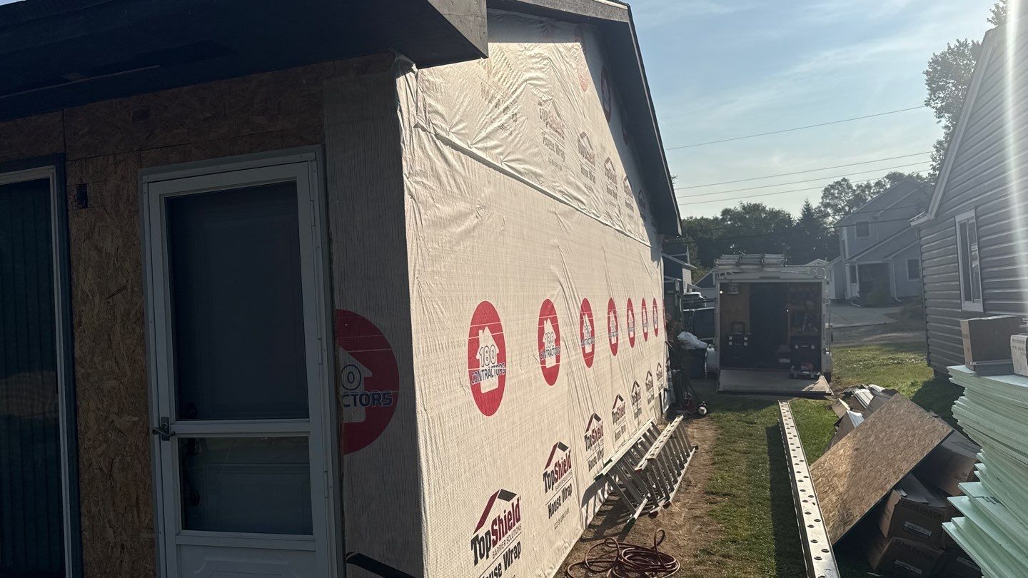 Siding Replacement using Alside Charter Oak D4.5" Cape Cod Grey by 180 Contractors