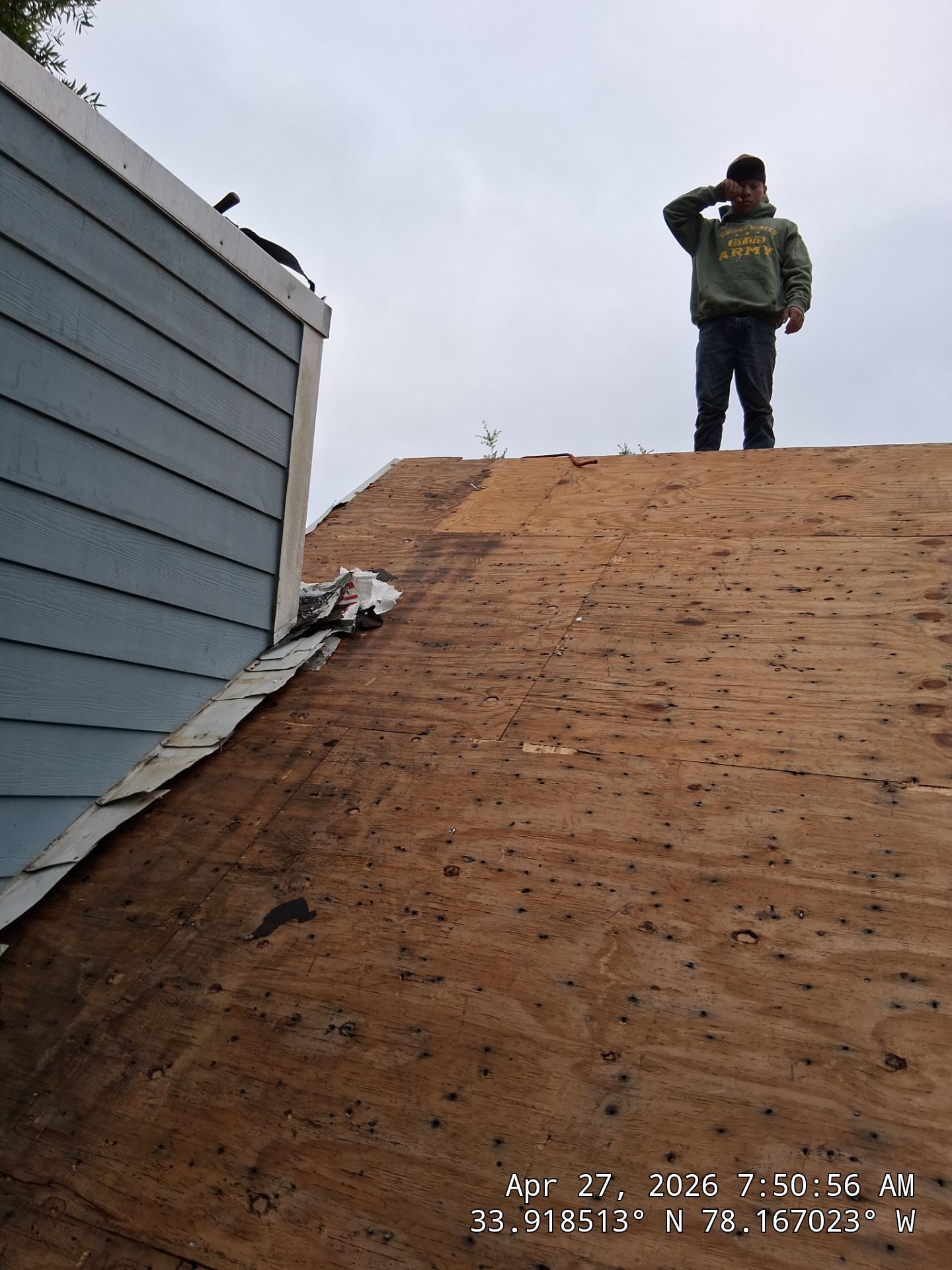 Roof Replacement using CertainTeed Landmark Pro Max Def Pewter by RGR Construction and Roofing, LLC