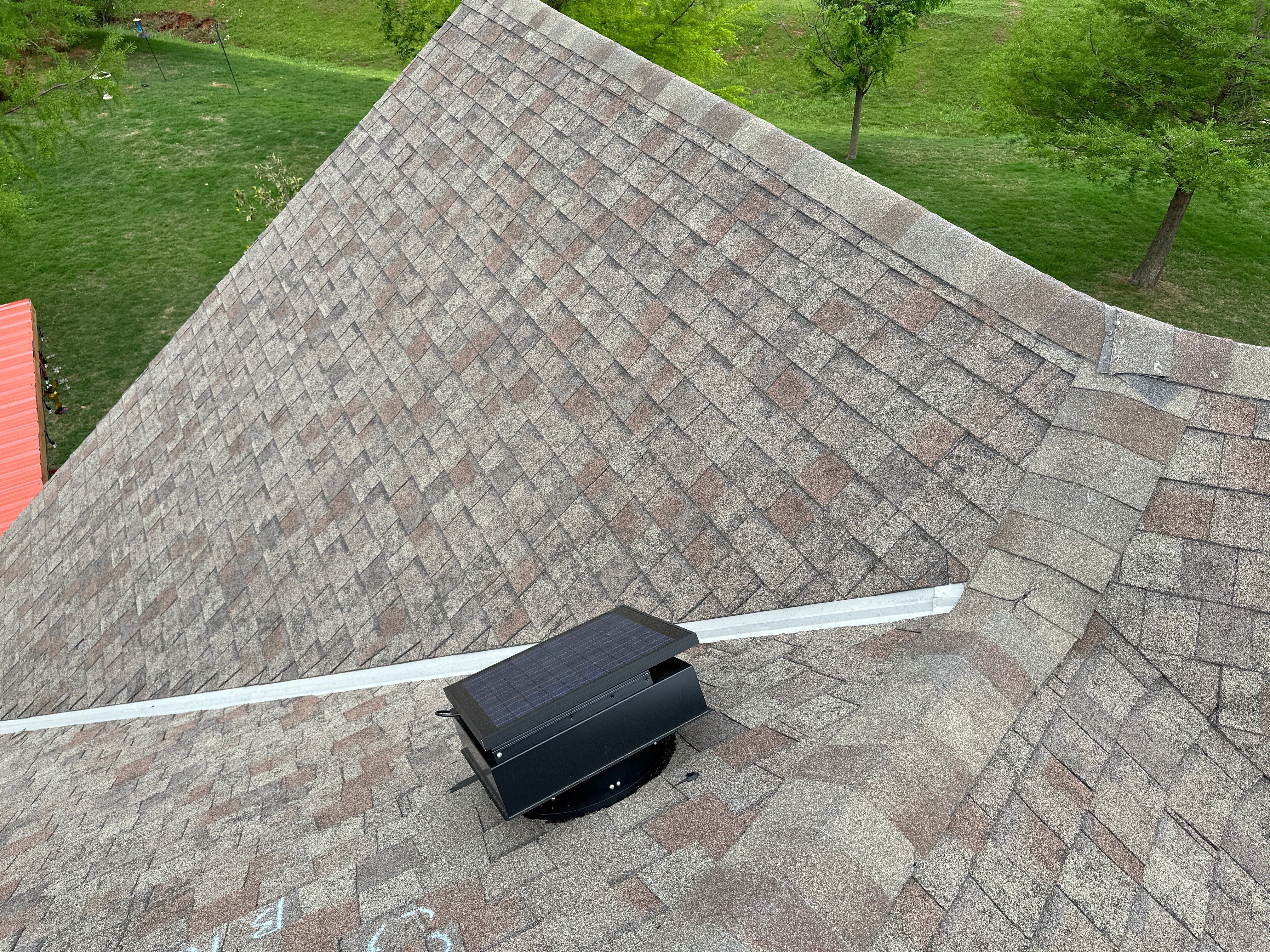 Reroof using Owens Corning Duration Storm IR in Driftwood by Castillo Roofing