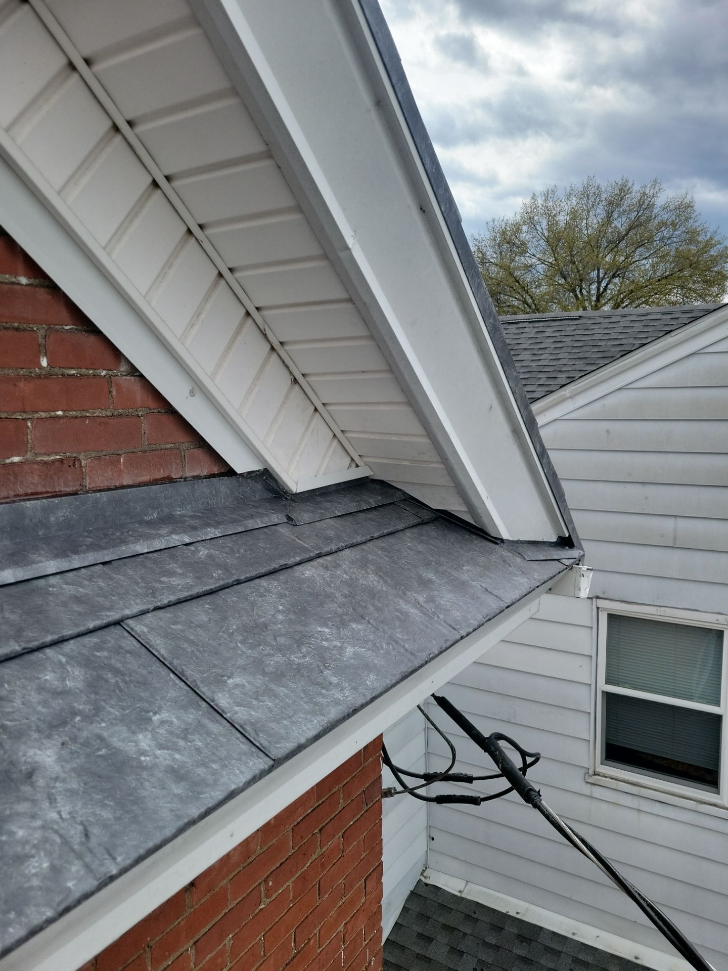 Ironstone Metal Slate Installation by Esh Builders