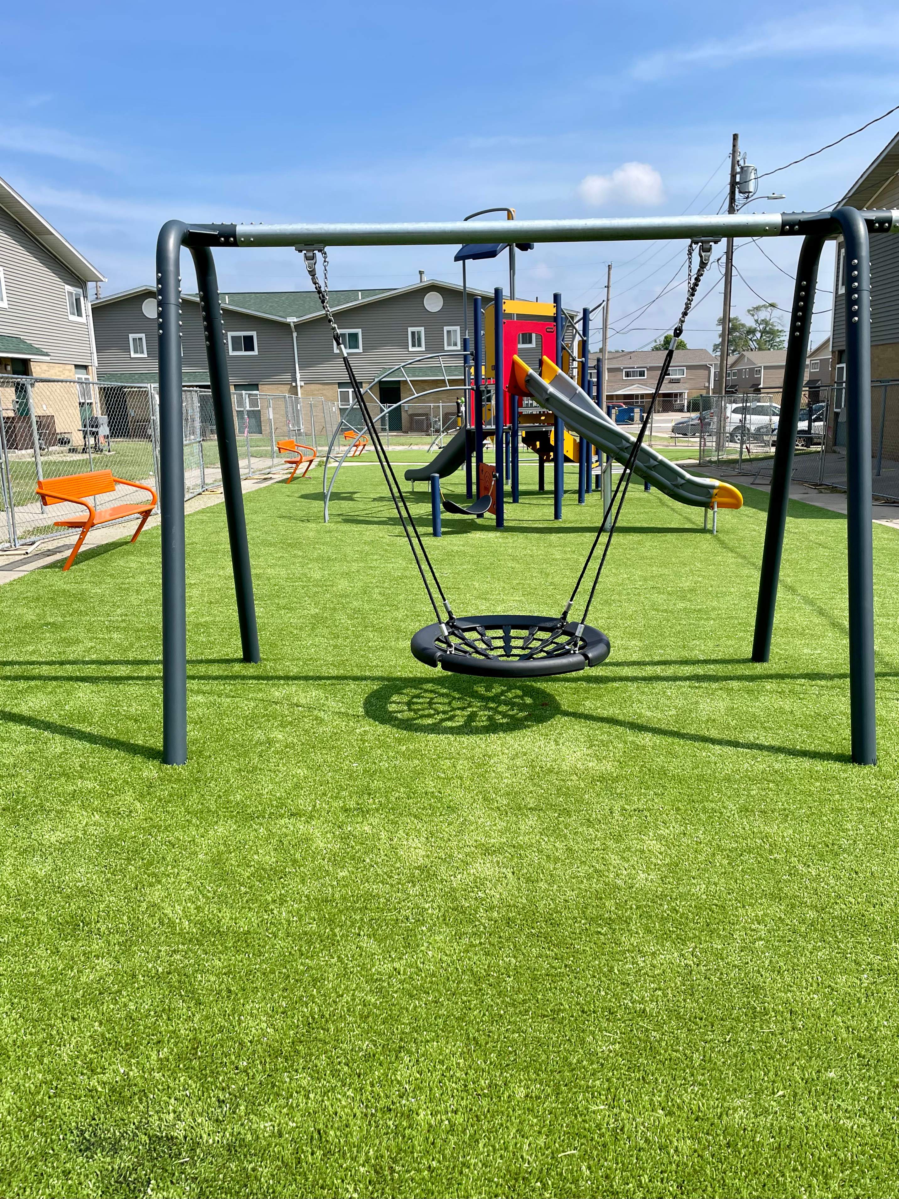 Playground Grass in Elkhart, IN by ForeverLawn NEIN/INDY