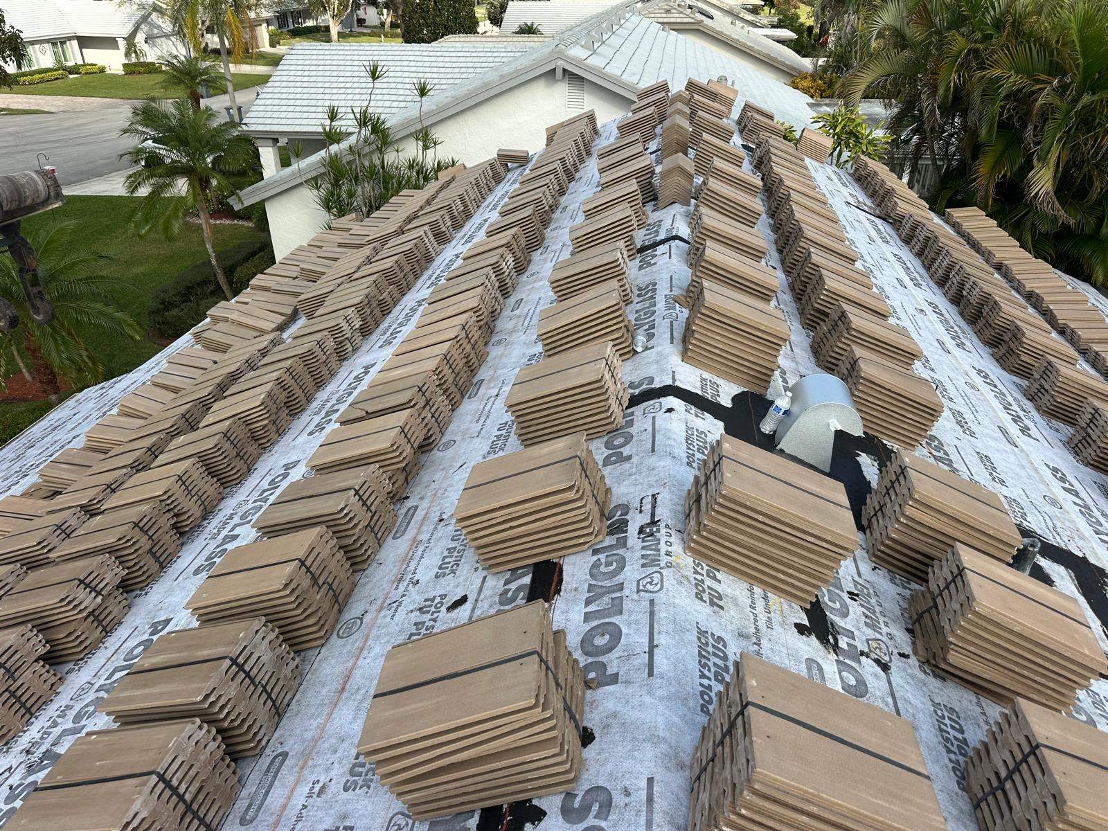 Residential Roofing Installation using WestLake Roofing Tile by BLUES BROTHERS ROOFING