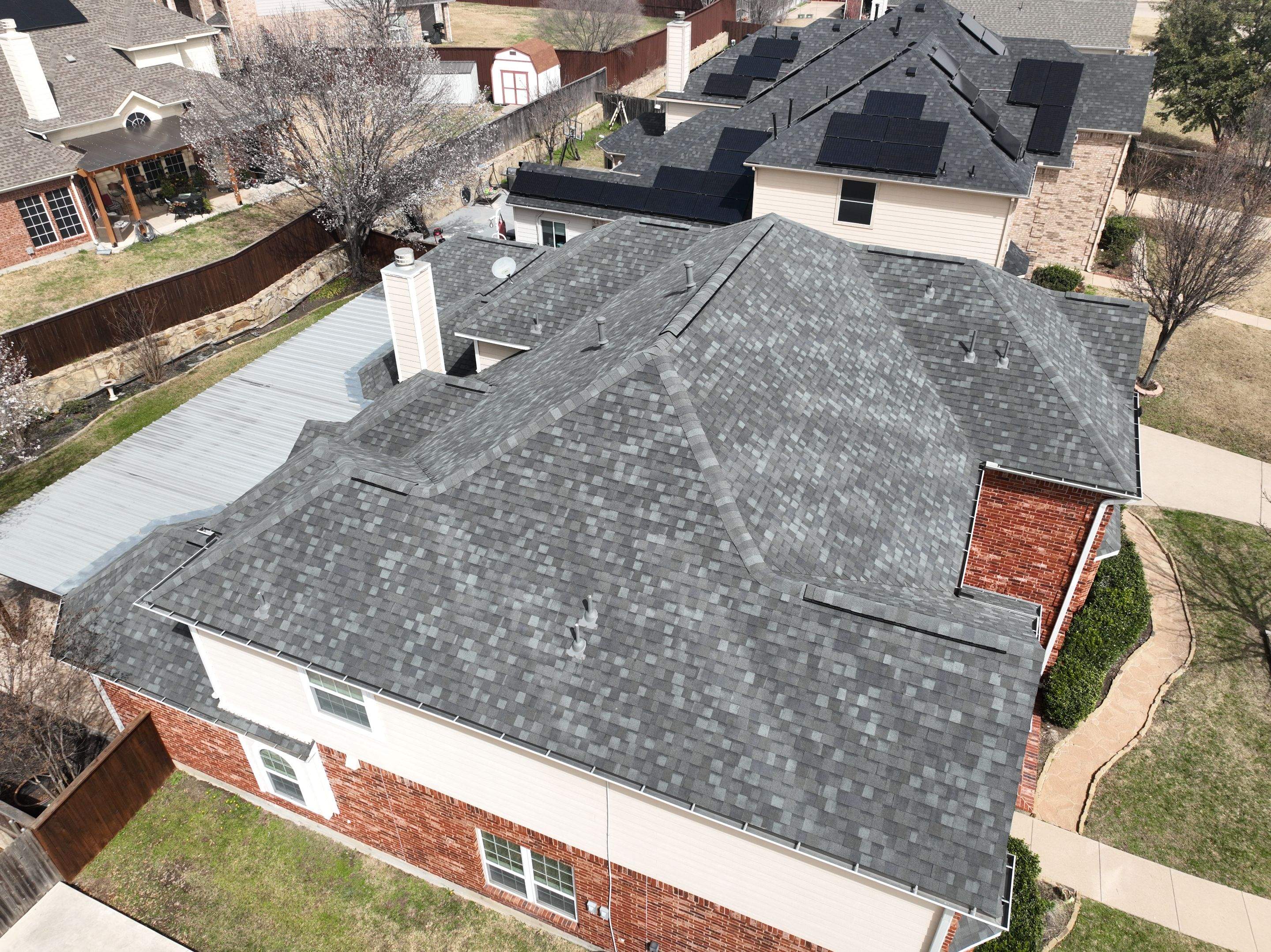 Residential Roofing Installation using CertainTeed Landmark MaxDef Georgetown Grey by OneSource Roofing and Restoration