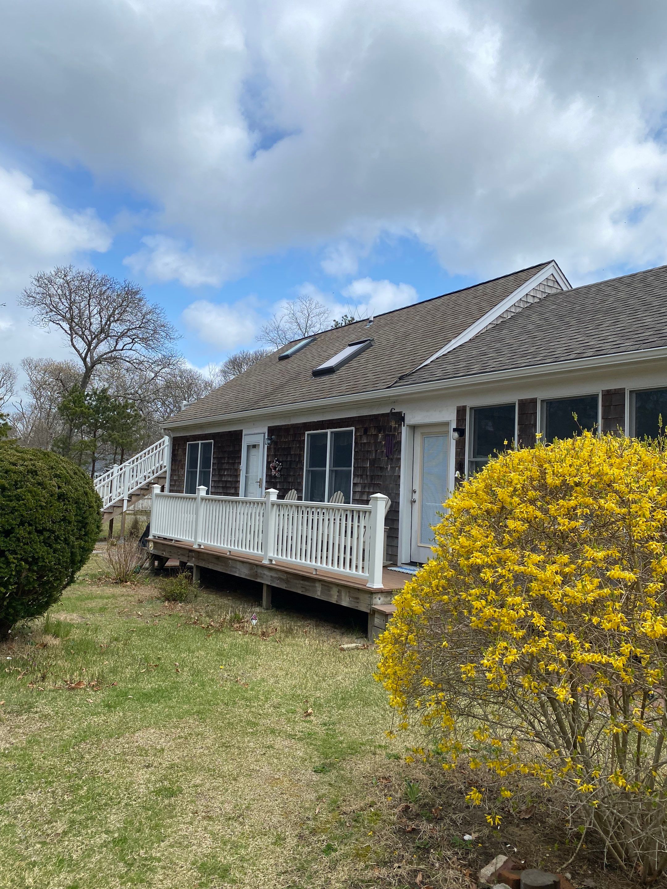 Gutter Installation using 5" K-Style Aluminum Gutter in Eastham, MA by Gutter Pro Enterprises