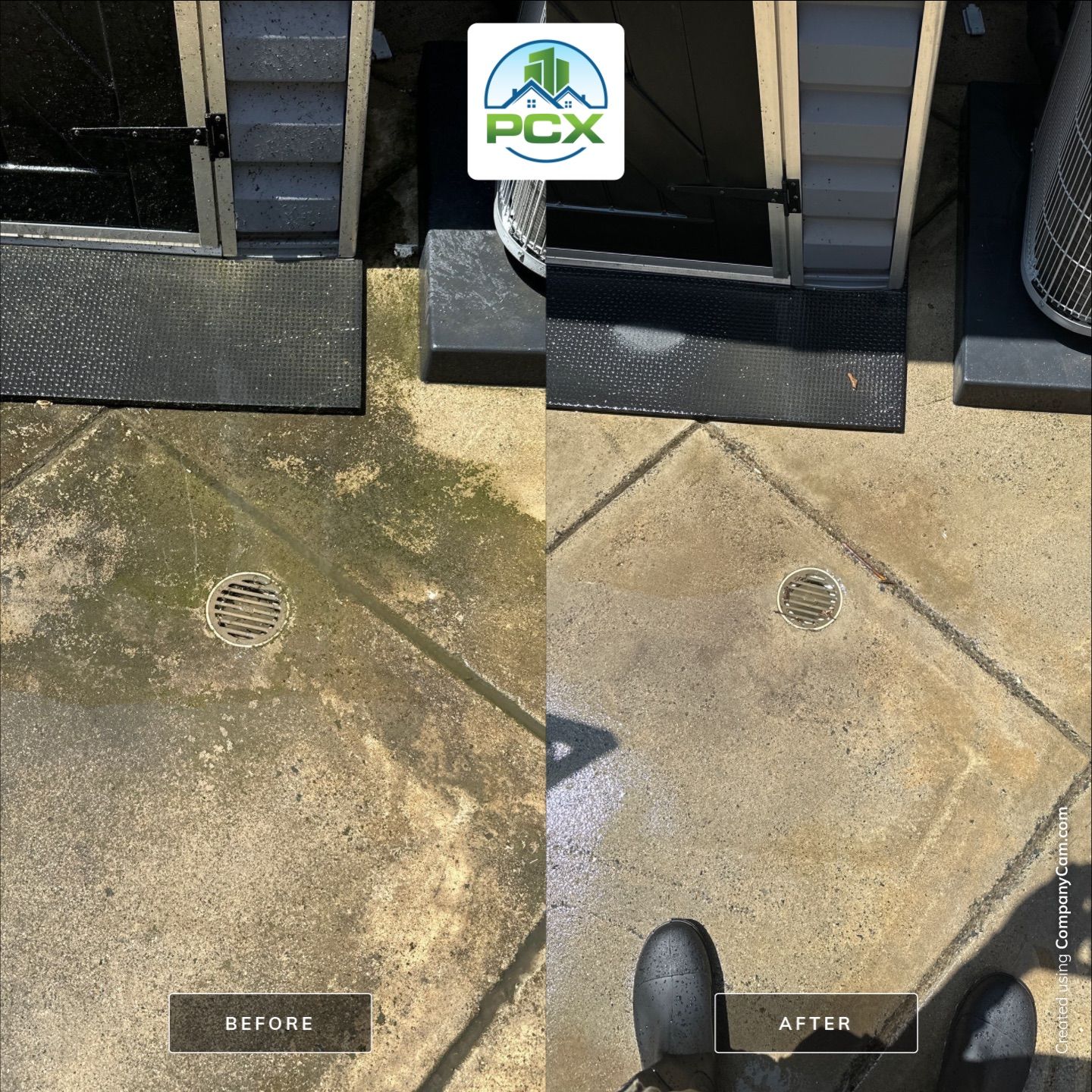 Environmentally save no chemical pressure cleaning by Property Cleaning Experts, LLC