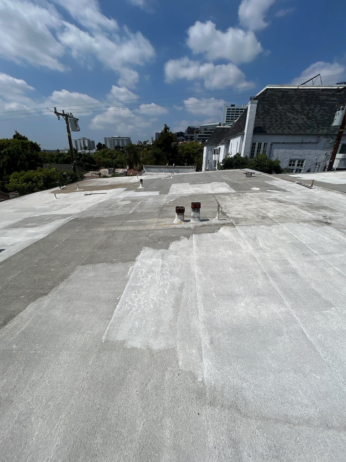 Silicone Coating - Apartment Building, West Hollywood by Hull Brothers Roofing