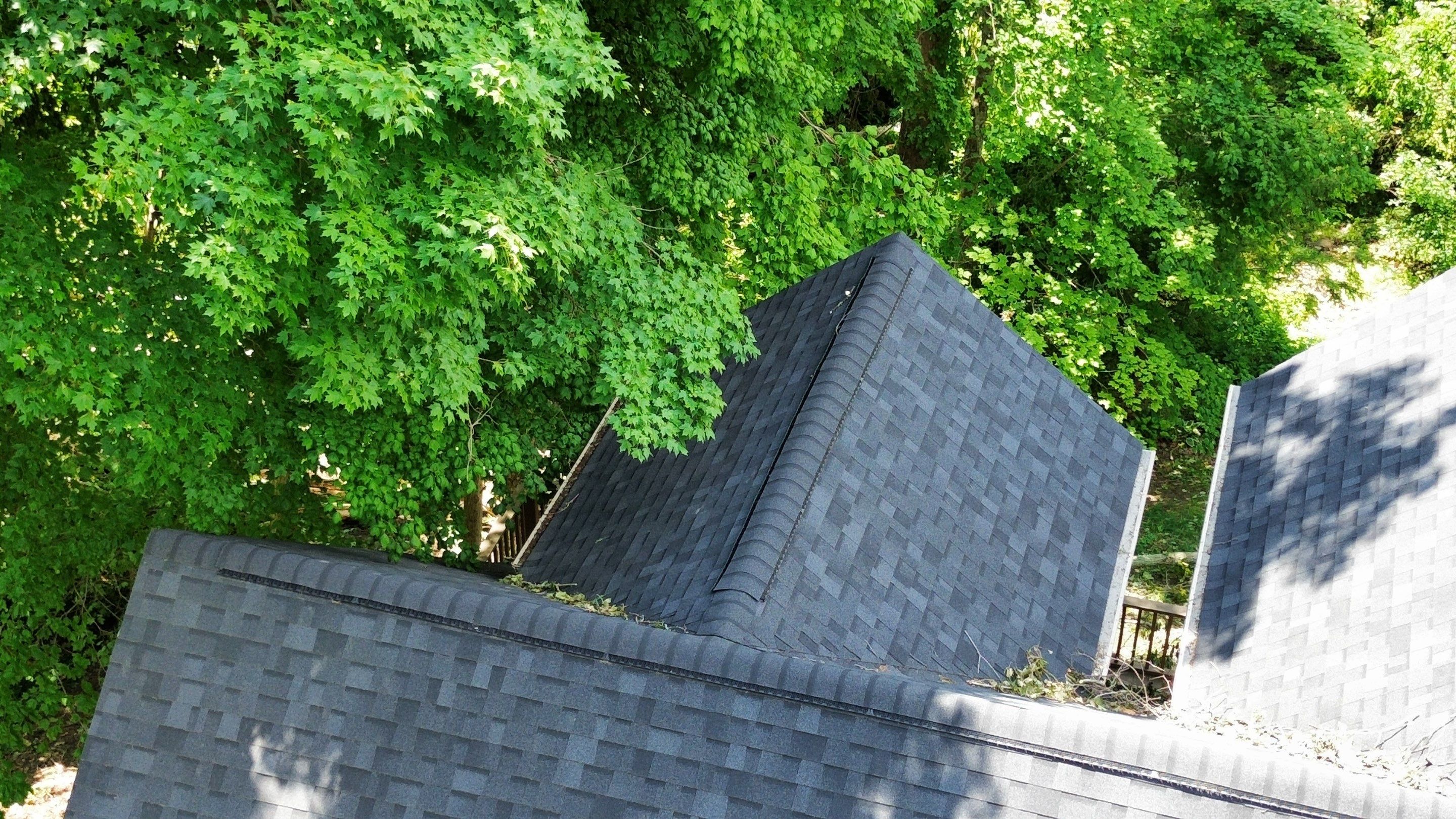 Residential Roofing Installation using Duration Series Shingles - Onyx Black by RoofX 