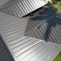 24ga 1" Nail-Strip Dark Bronze by Total Roofing System The Metal Roof Experts