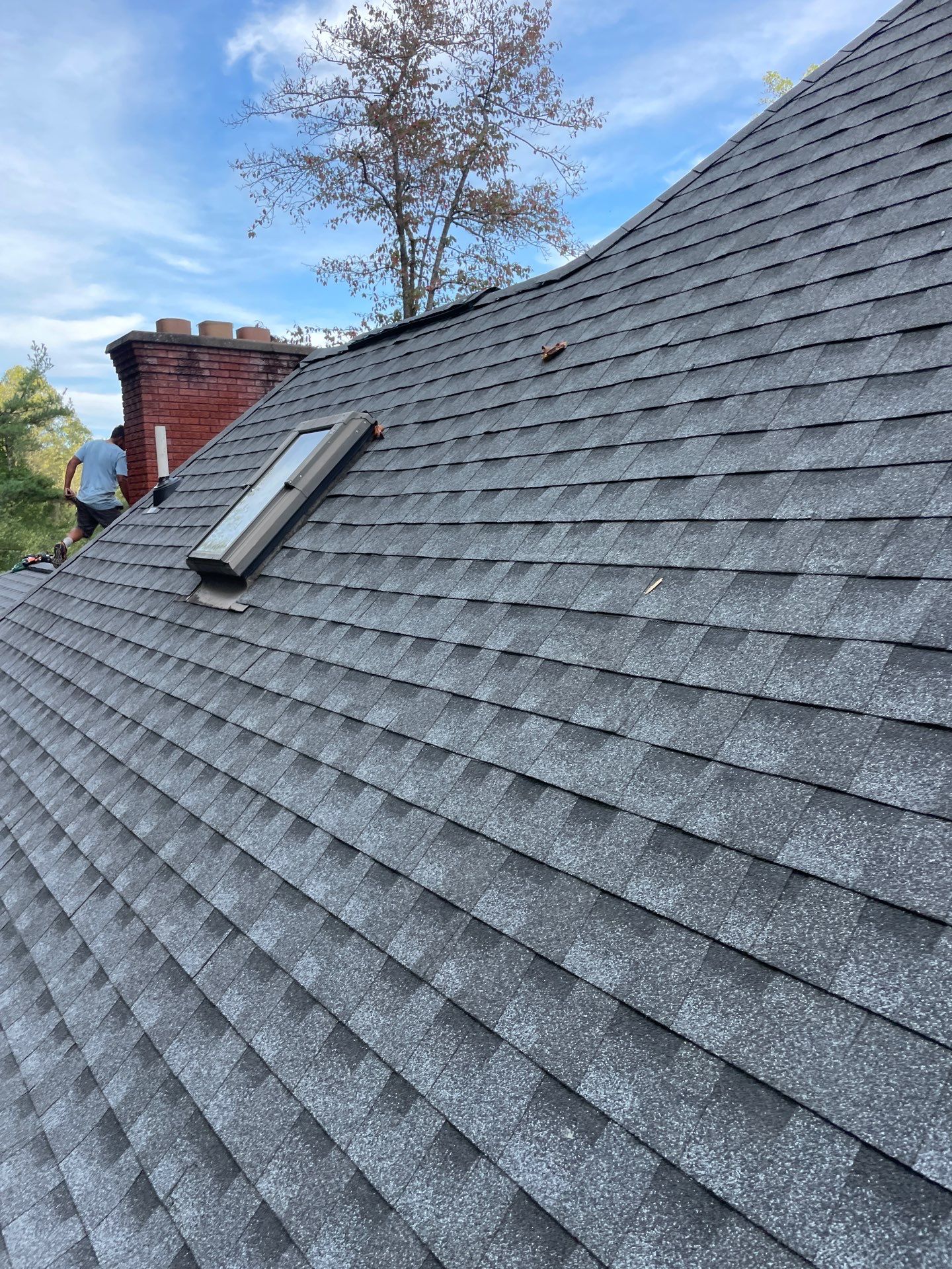 Residential Roofing Installation using GAF Timberline HDZ Pewter Gray by Rainstoppers Roofing