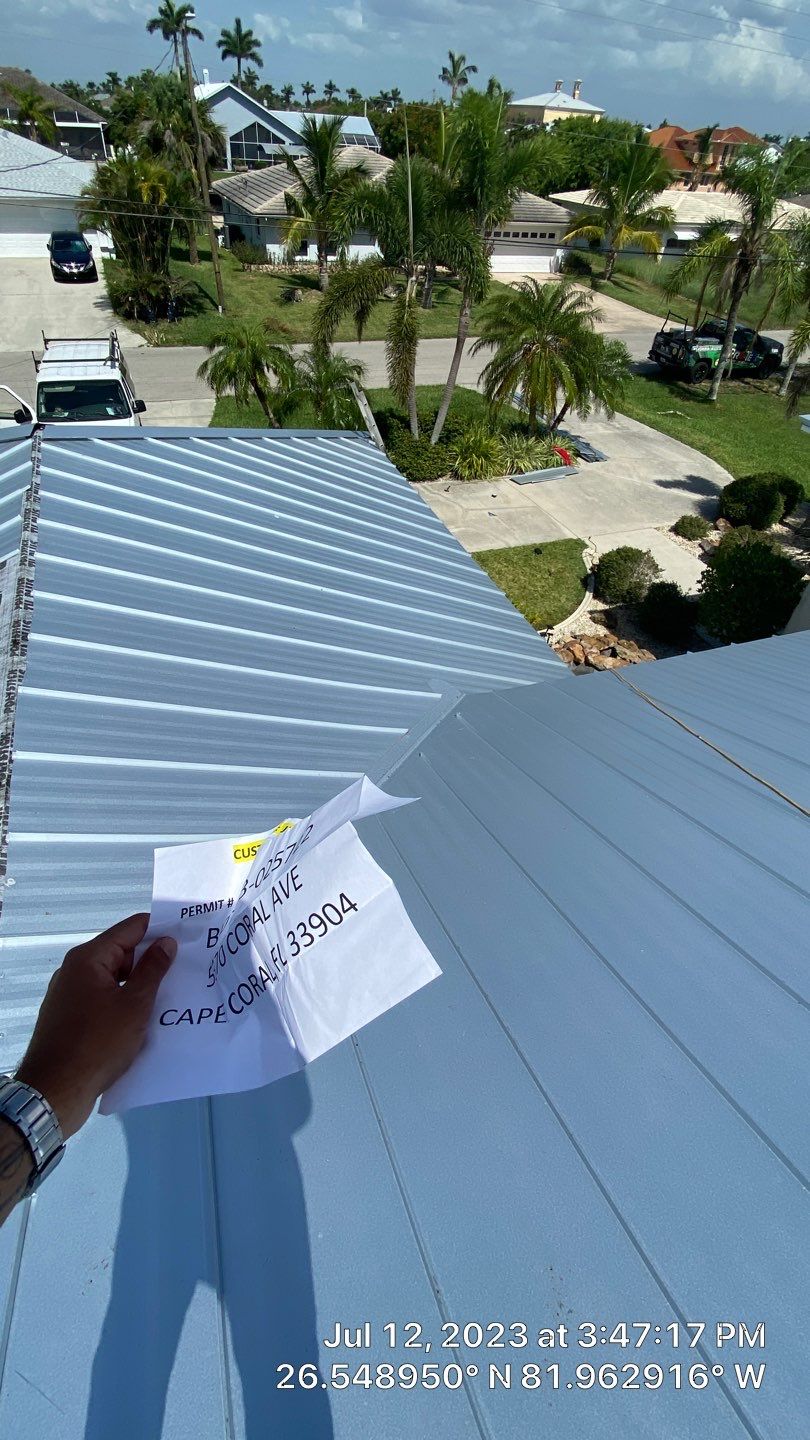 Residential Roofing Installation using Standing Seam Metal by Protek Roofing Heating Air & Solar