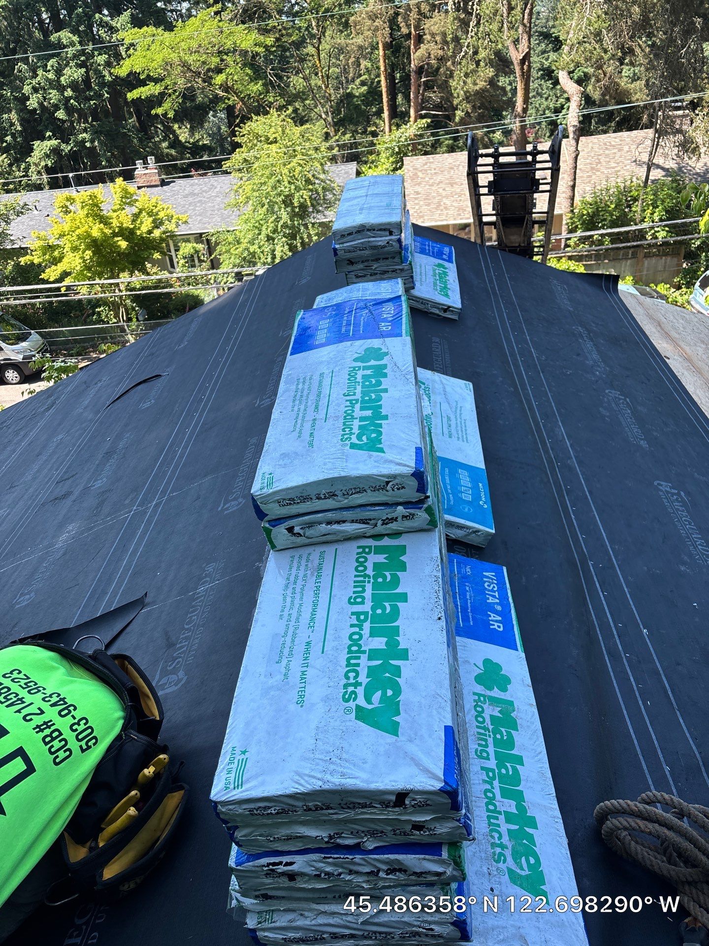 Project in Portland by Tom Leach Roofing