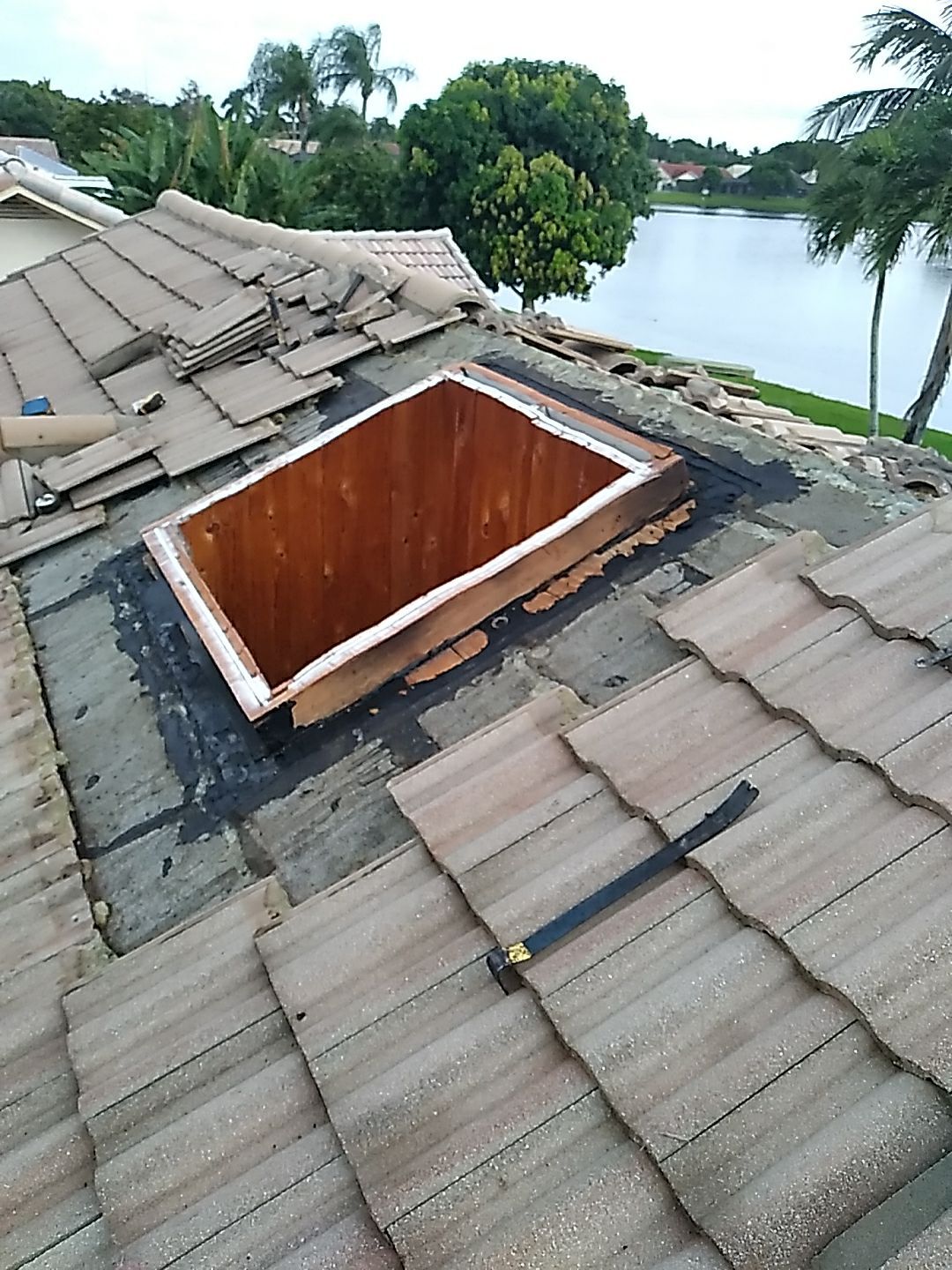 Custom Skylight Repair and Concrete Tile Restoration in Boynton Beach by Aastro Roofing