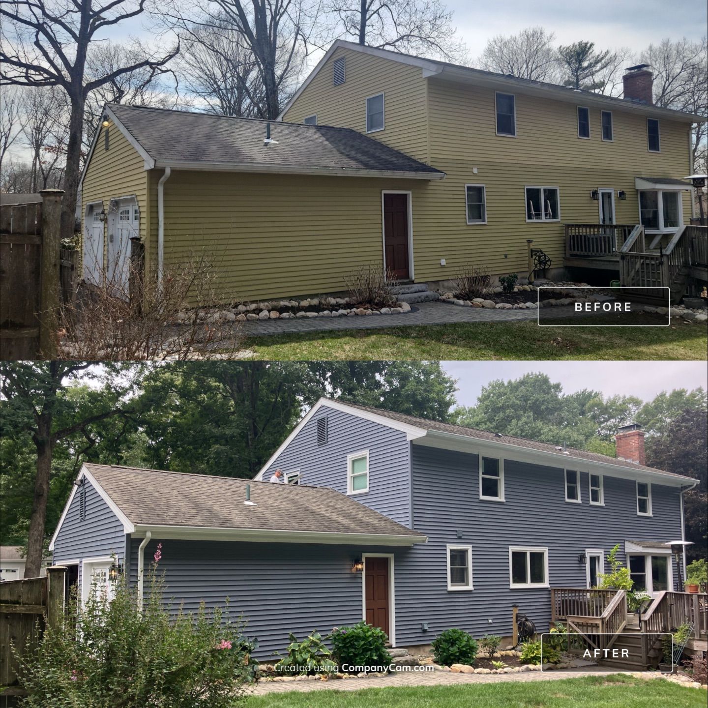 Siding using Cert. Monogram D/4 x 12'6" Clapboard, Flagstone by DiGiorgi Roofing and Siding Inc