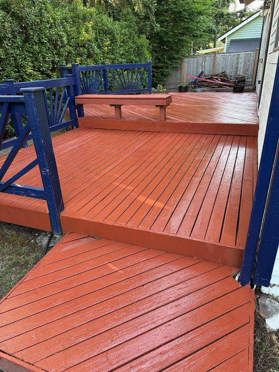 Luo | Colored Stamped Concrete Patio by Jireh Asphalt & Concrete Inc 