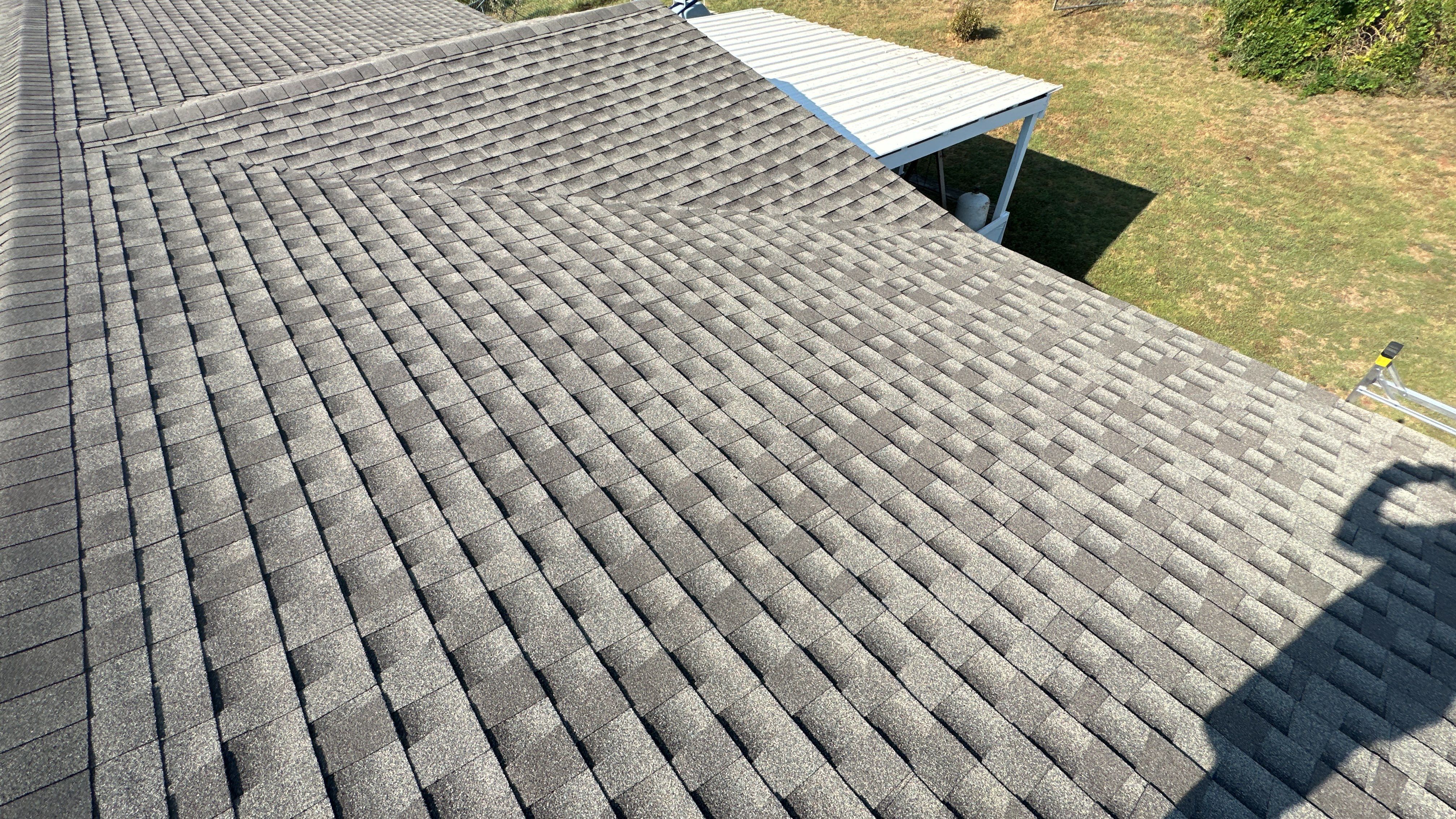 Reroof using GAF HDZ by Castillo Roofing