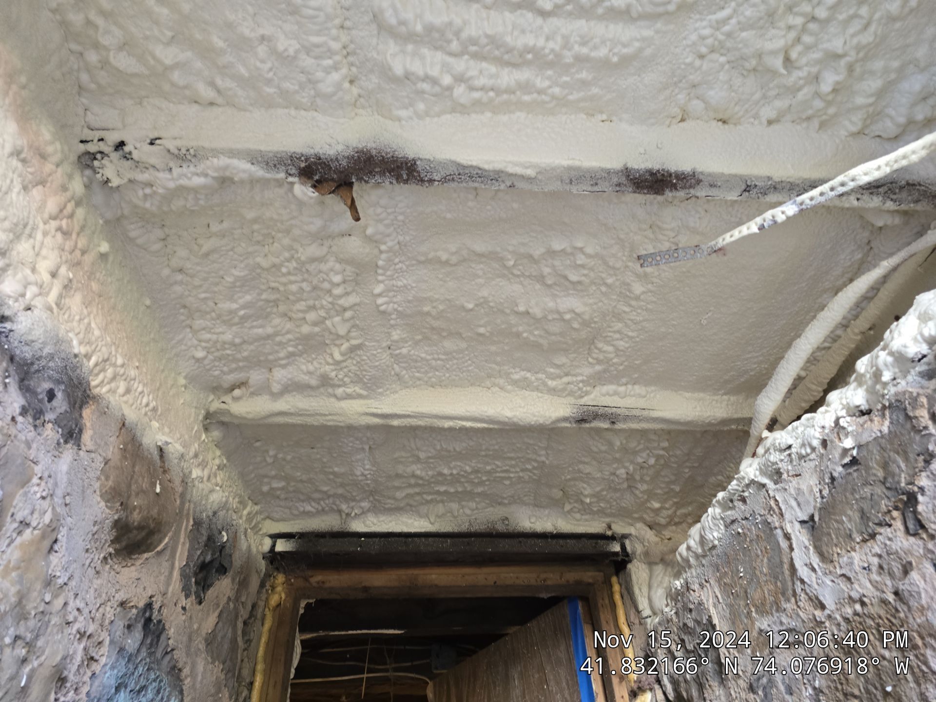 Basement Exterior Walls using Closed Cell Spray Foam by NYS Foam & Energy