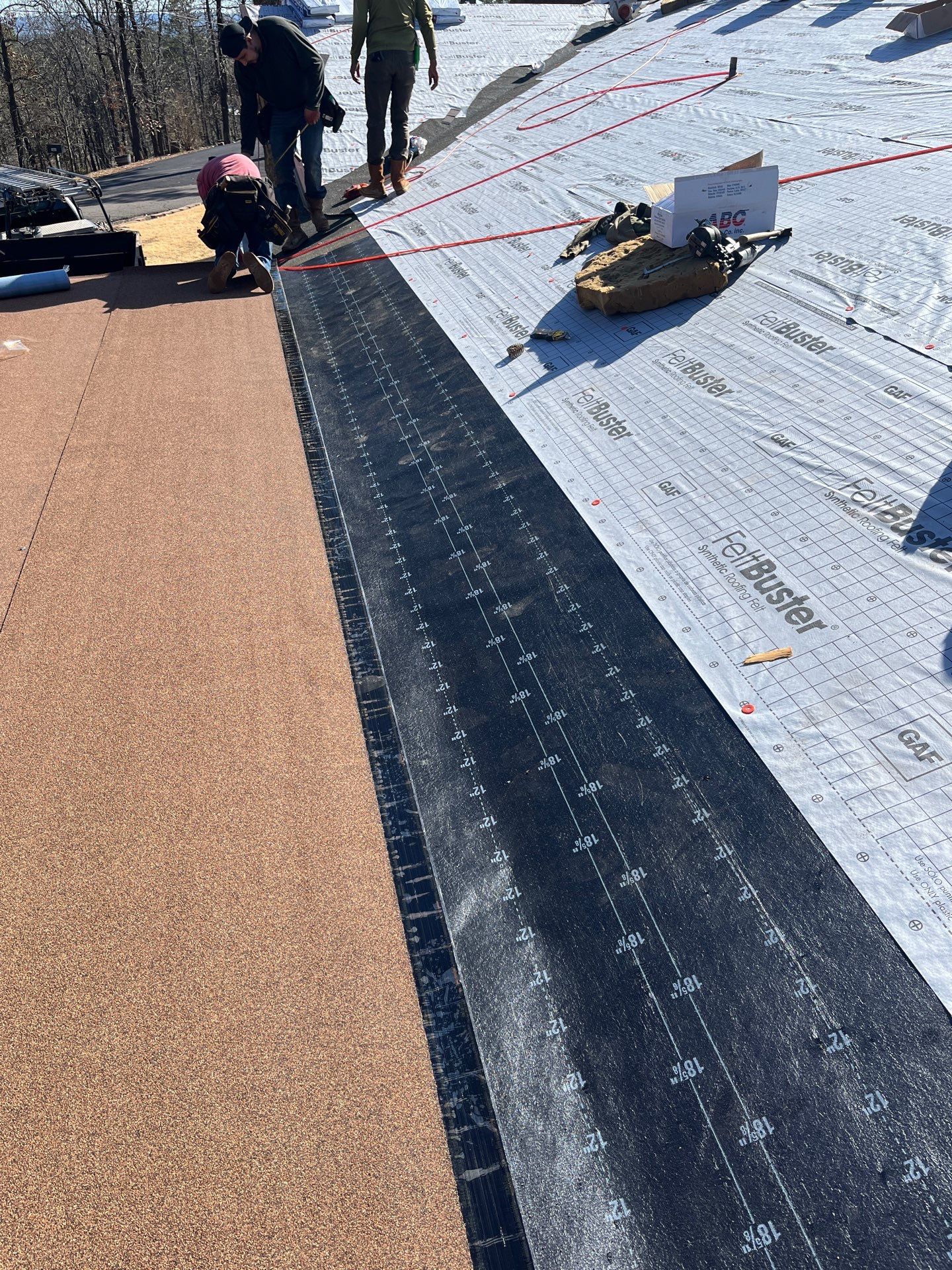 Residential Roof Replacement With GAF Architectural Shingles in Hot Springs by Temple Roofing and Exteriors