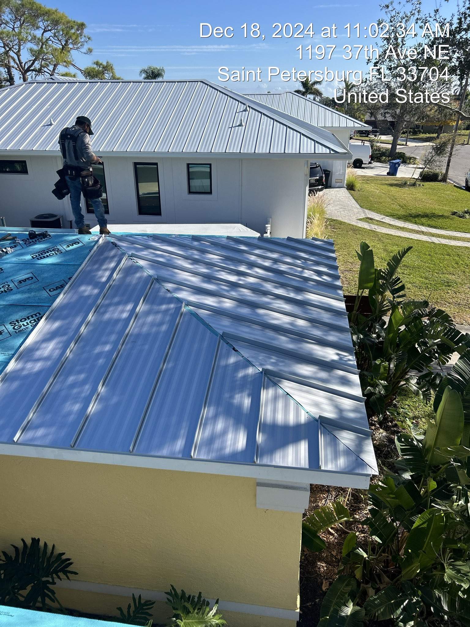 Light Gray Standing Seam by Reimagine Roofing