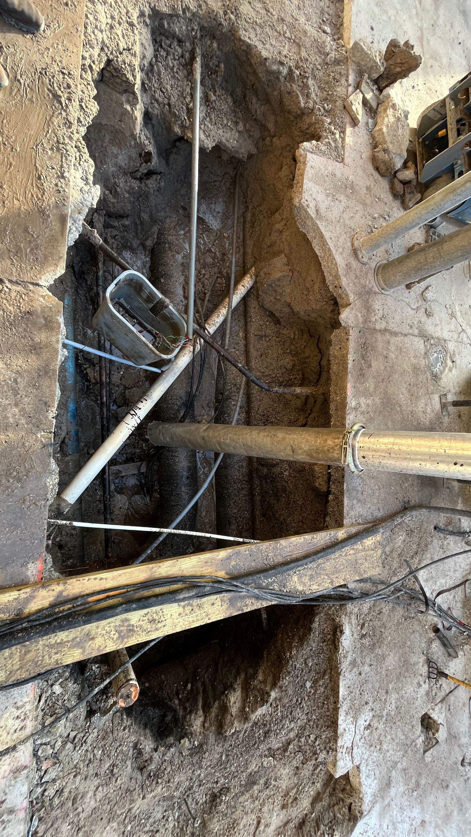 Ritz-Carlton NW Service Area Daylighting by Don Mar, Inc. Storm Water Solutions