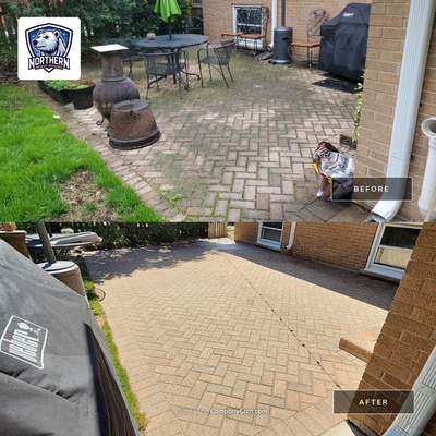 Brick paver cleaning