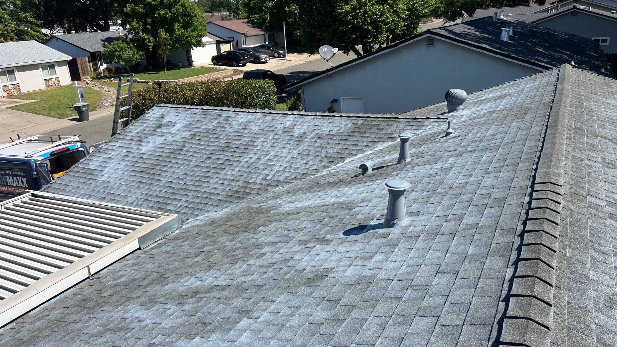 Roof Rejuvenation using Roof Maxx Treatment by Roof Maxx of Folsom