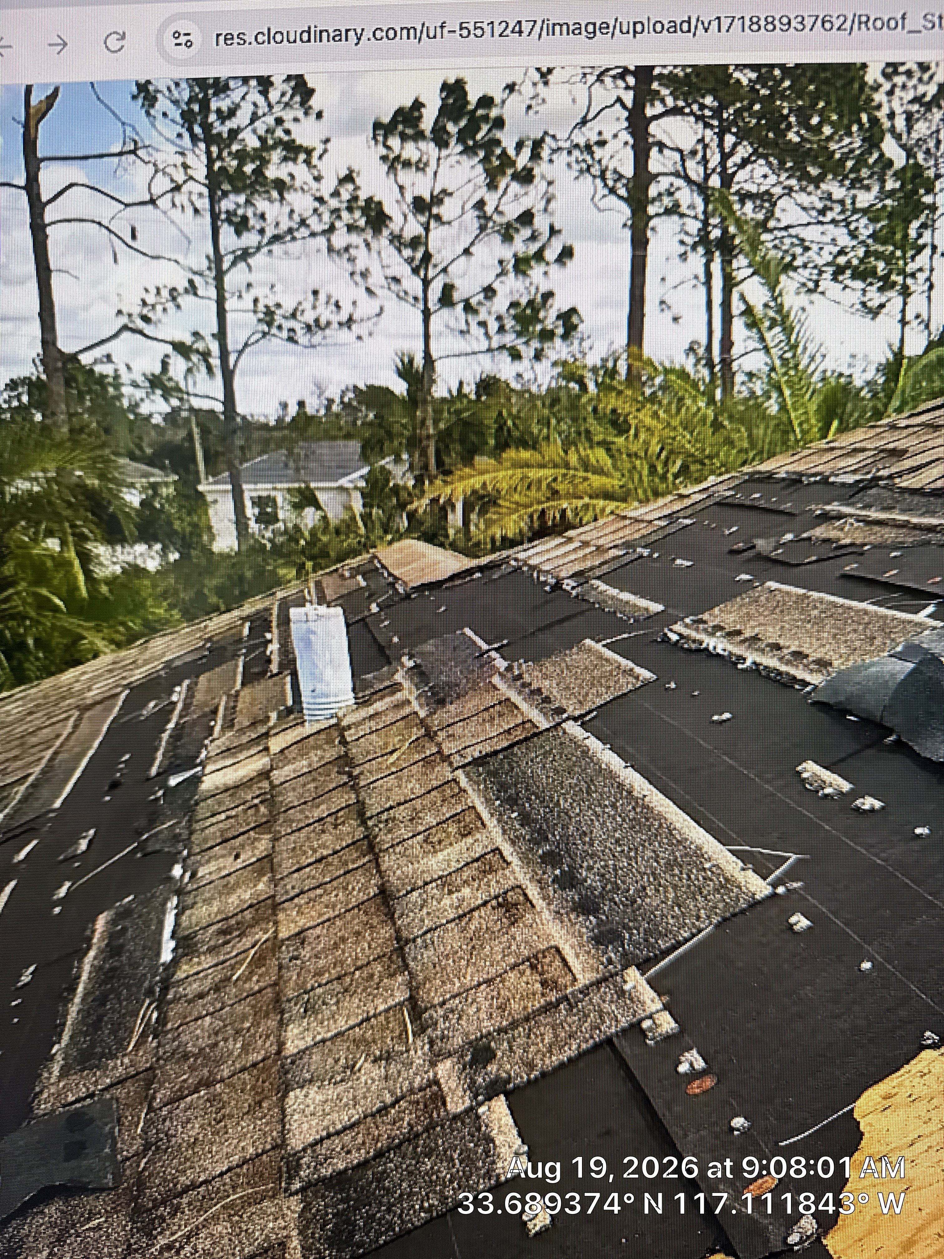 Residential Roof Damage Assessment and Repair in Lincoln by CompanyCam Sales Demo