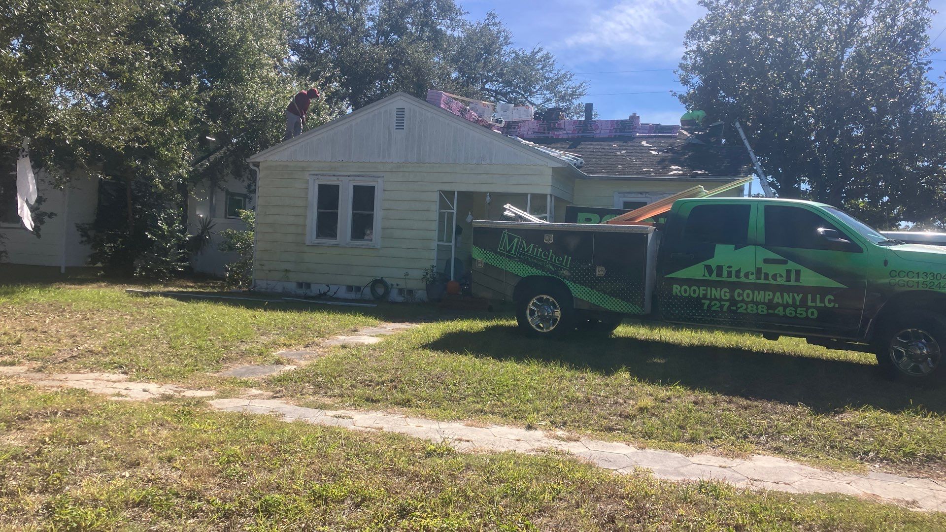 Project in St. Petersburg 33713 by Mitchell Roofing Company LLC