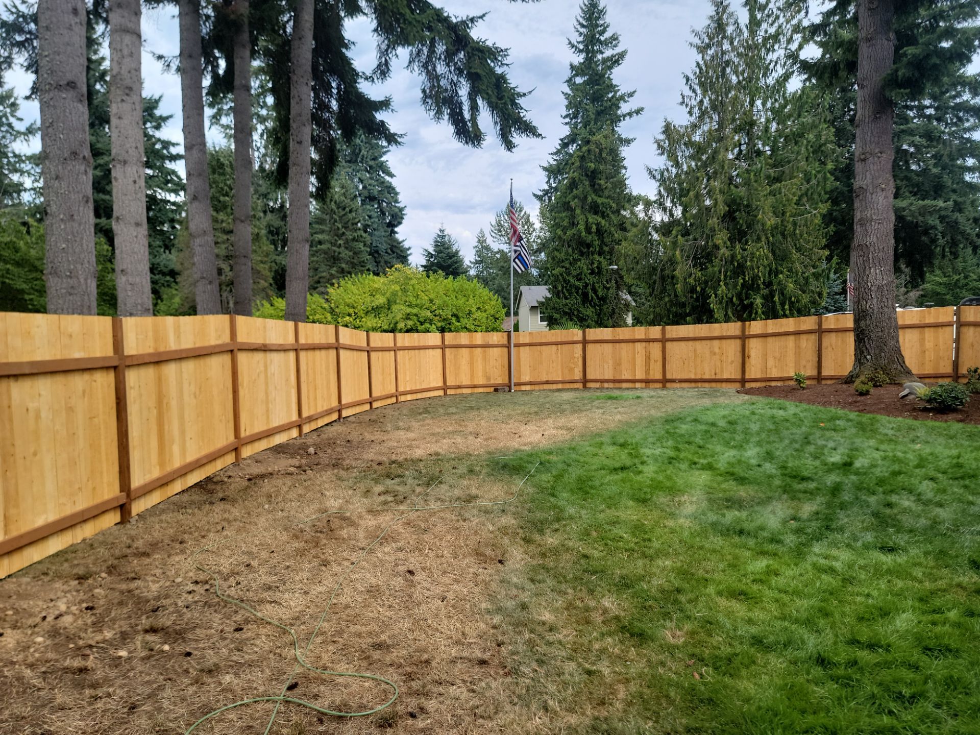 6 ft privacy fence by Long Range Customs LLC