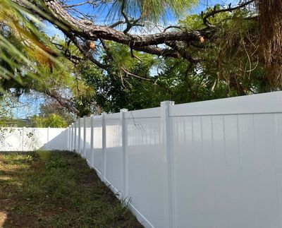 Vinyl Fence Installation using Vinyl Privacy Fence