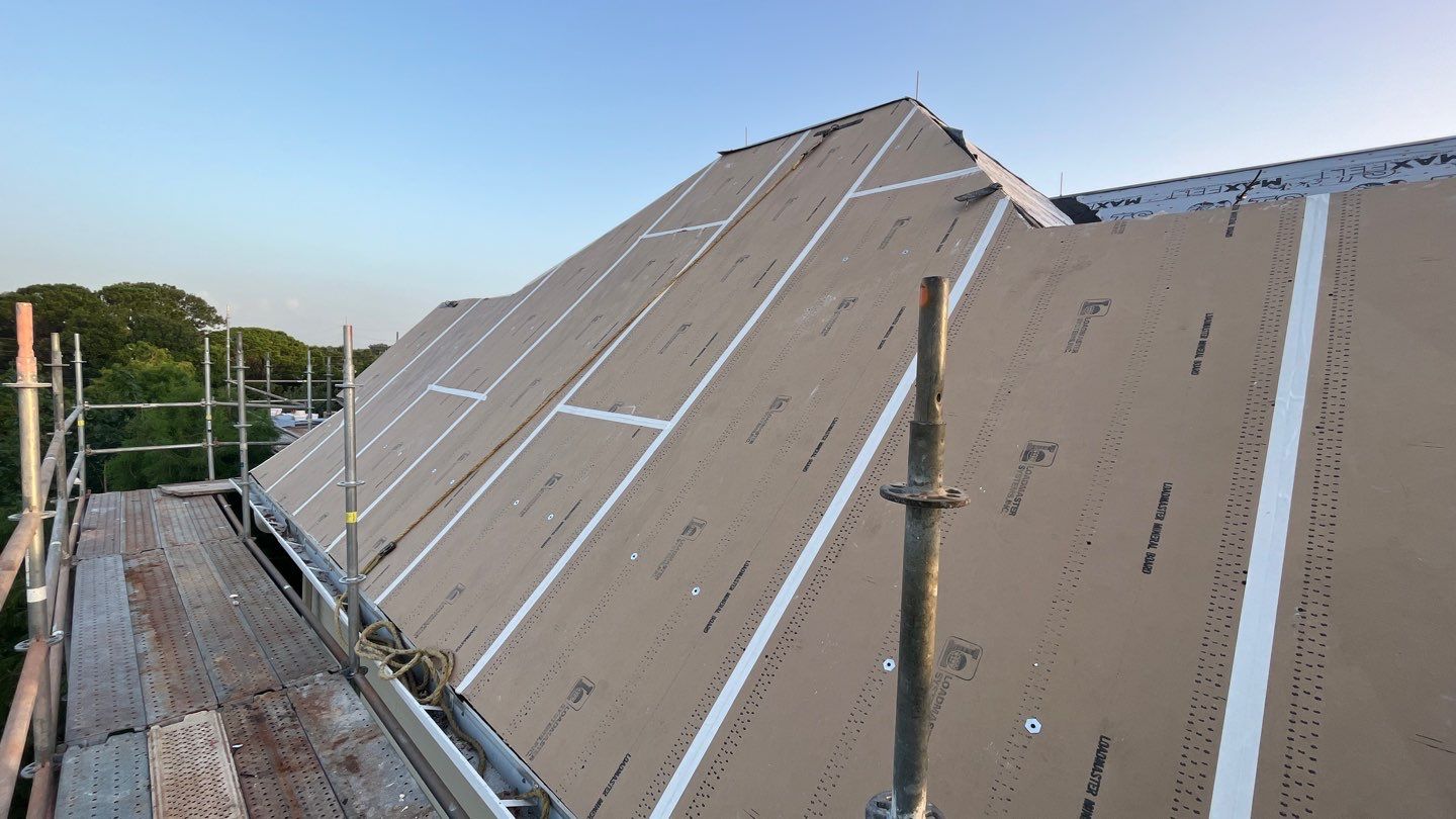 Commercial Reroof - Deck Installation by RoofSmith of Tampa Bay