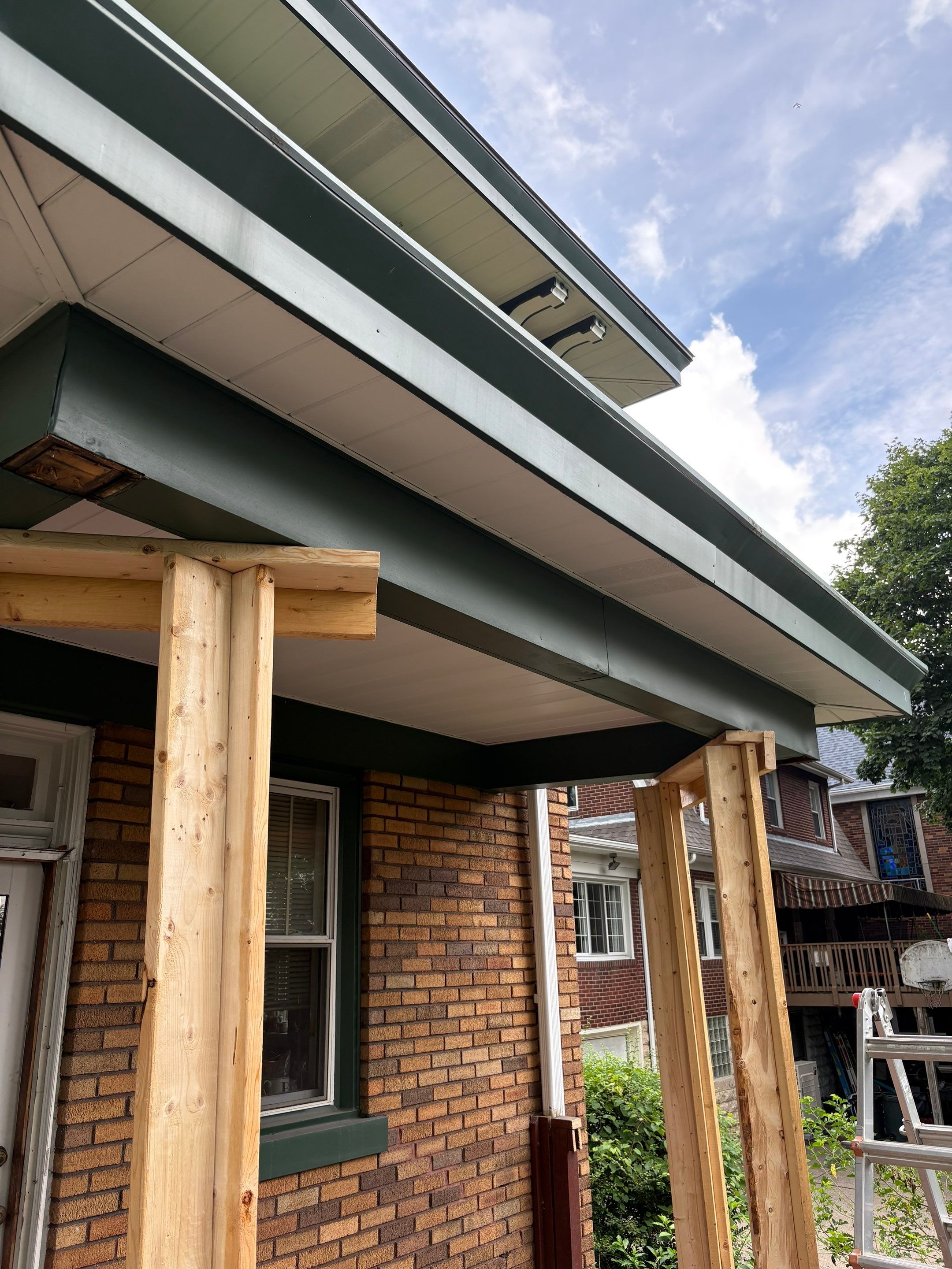 Deck and Roof build  by Cousins Roofing Siding & Decks