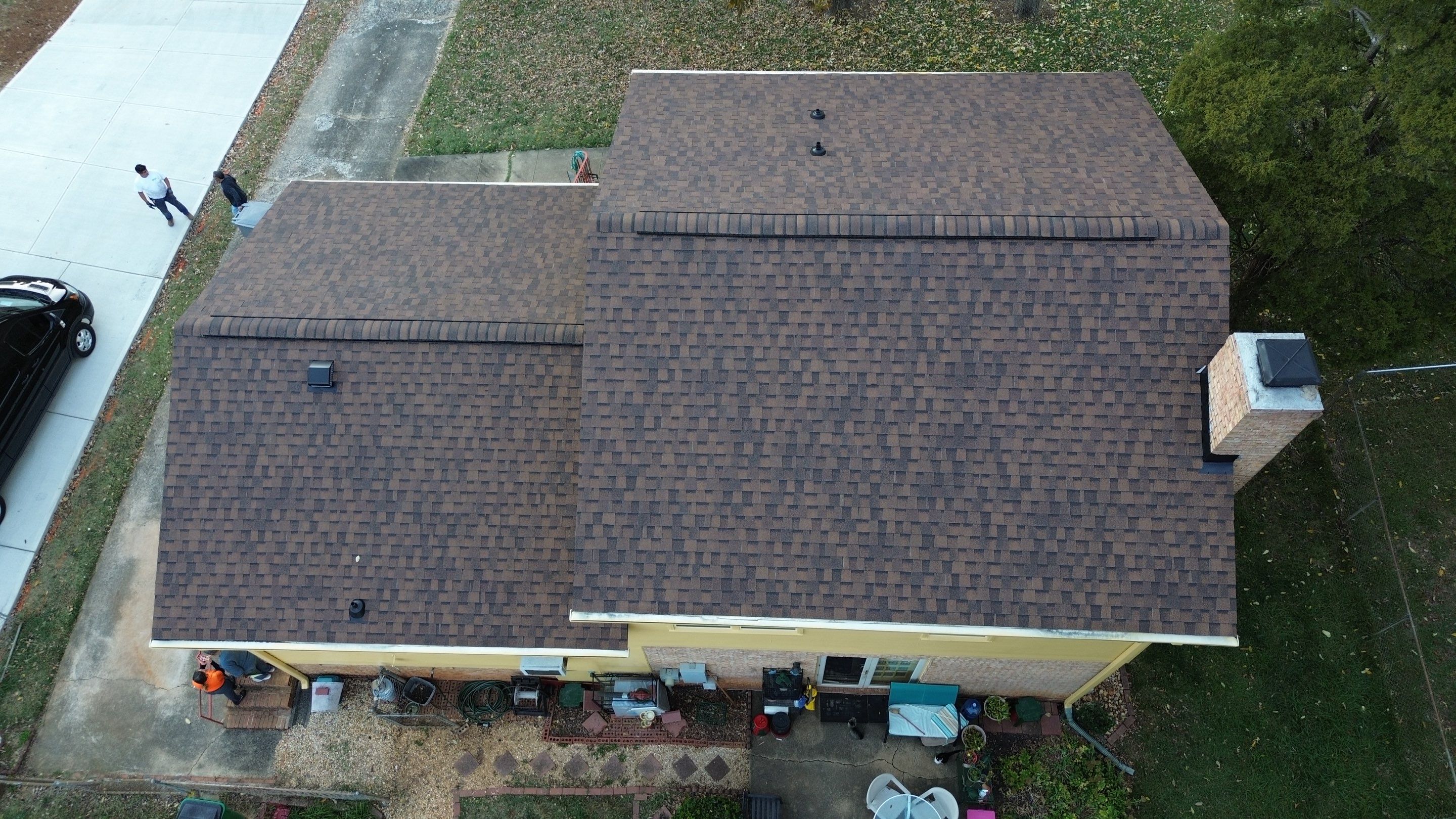 Roof replacement by wind damage by Just Brilliant Restoration JBR