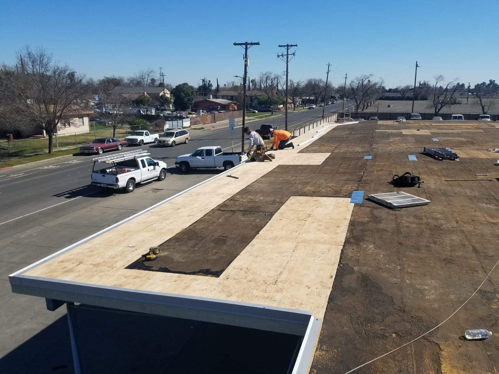 Spray foam and coatings using Conklin Benchmark/PUMA XL coatings and spray foam by Straight Edge Roofing Inc
