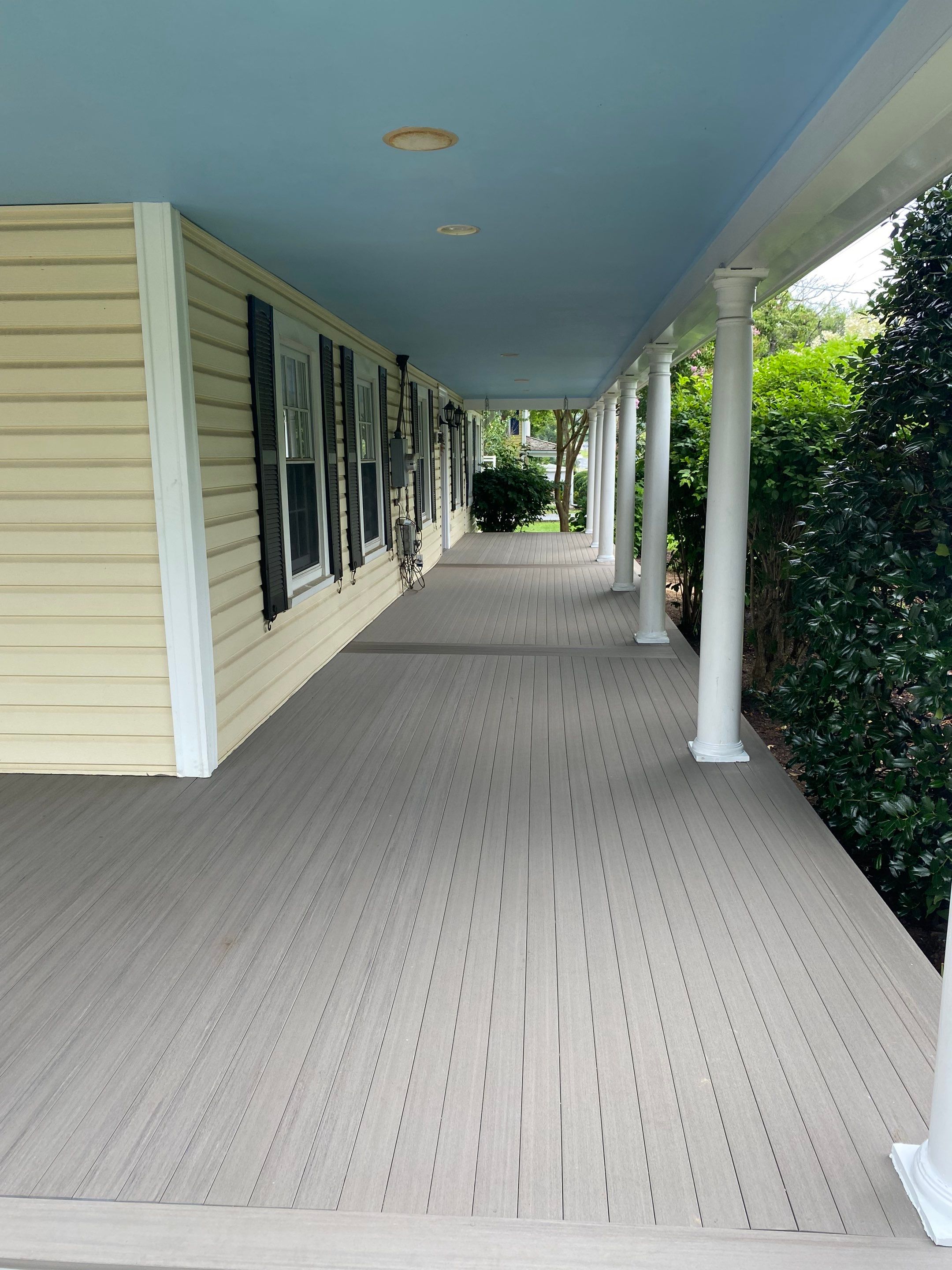 Front Porch Transformation using Timbertech Decking by The Smet Companies, LLC
