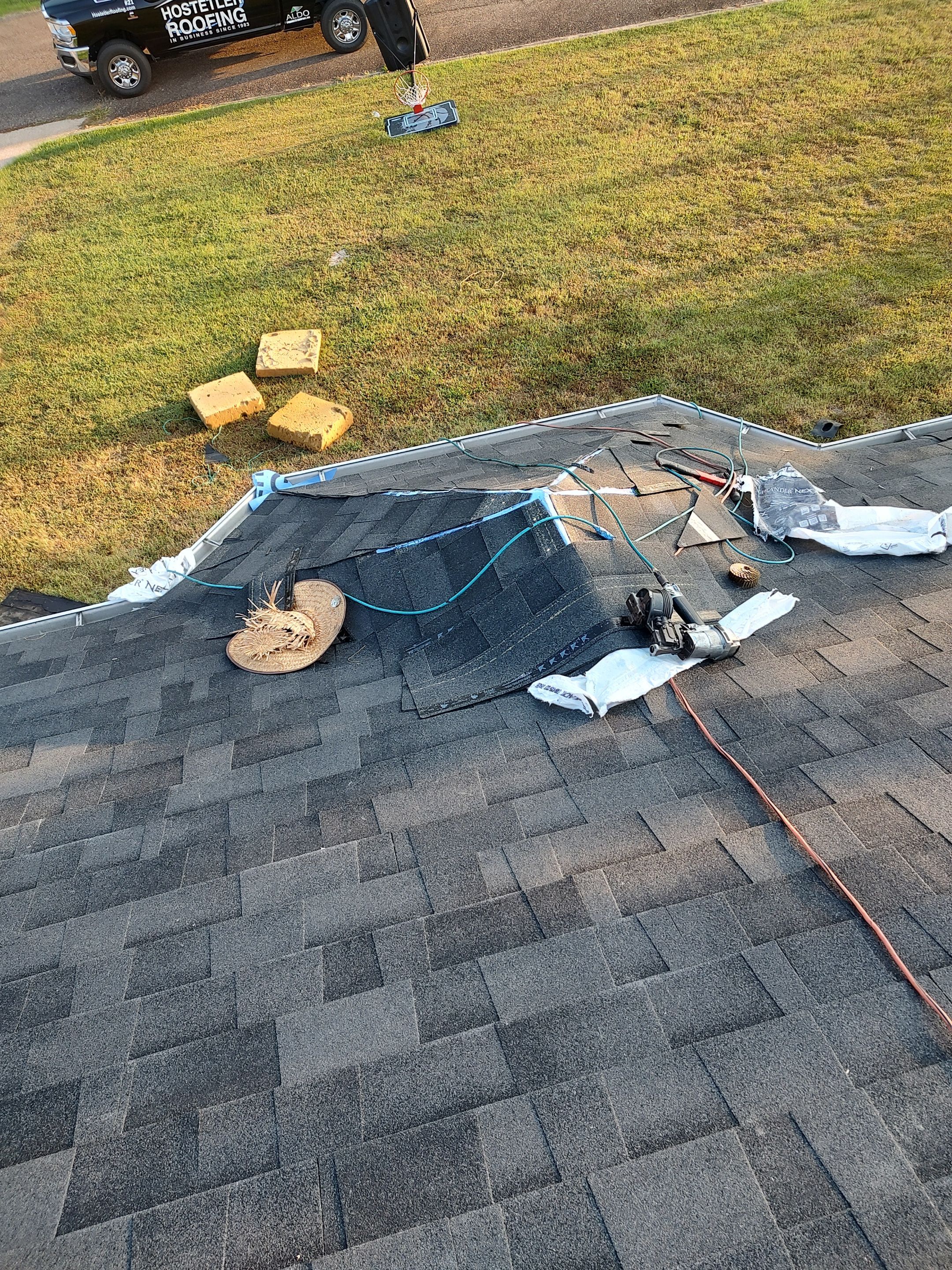 Residential Roofing Repair using Malarkey Vista: Midnight Black by Hostetler Roofing