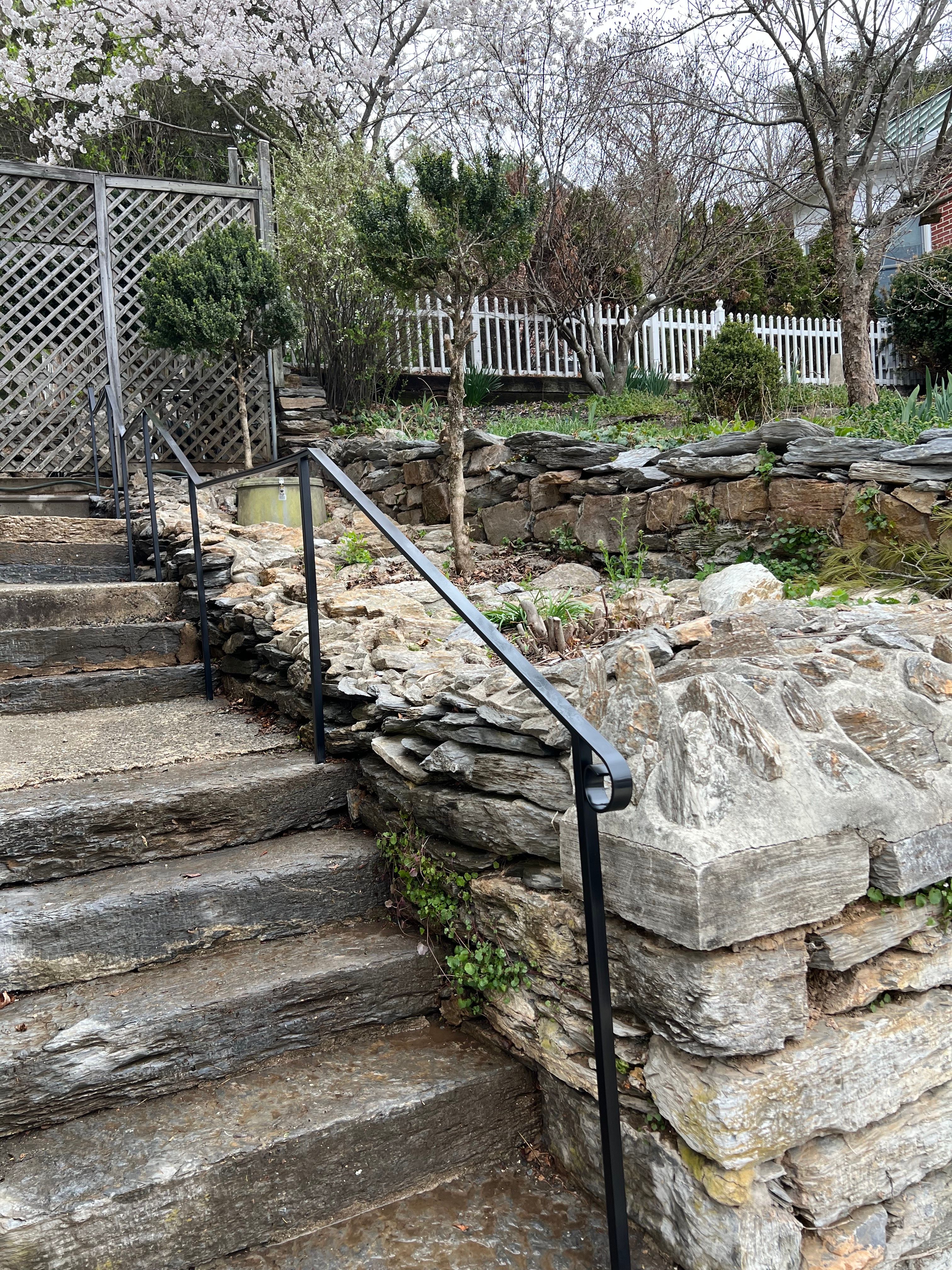 Traditional Iron Railing – Residential Entry – Keedysville, MD by Capitol Iron Works