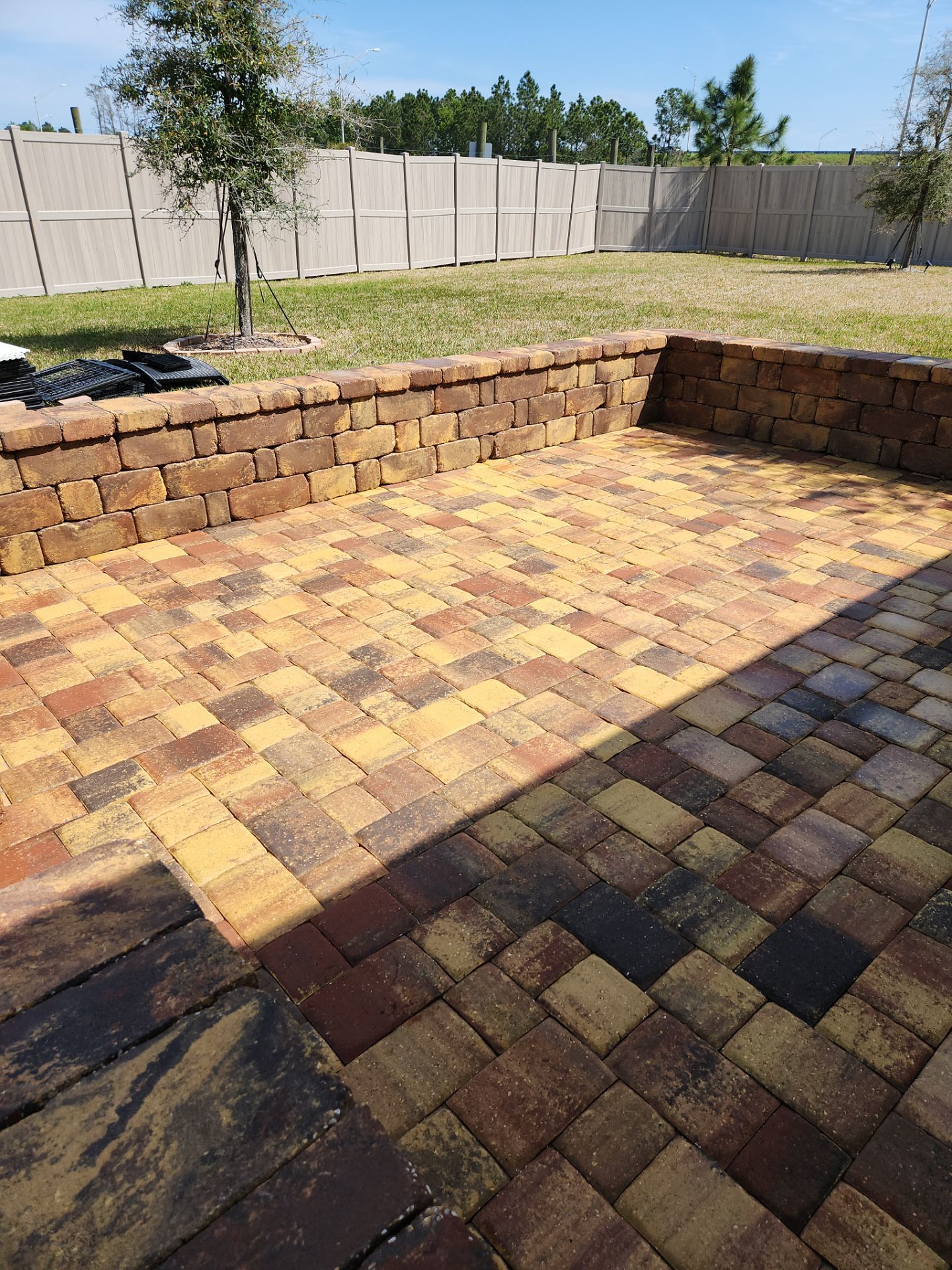 paver patio using Concrete Sealant by DuraSeal