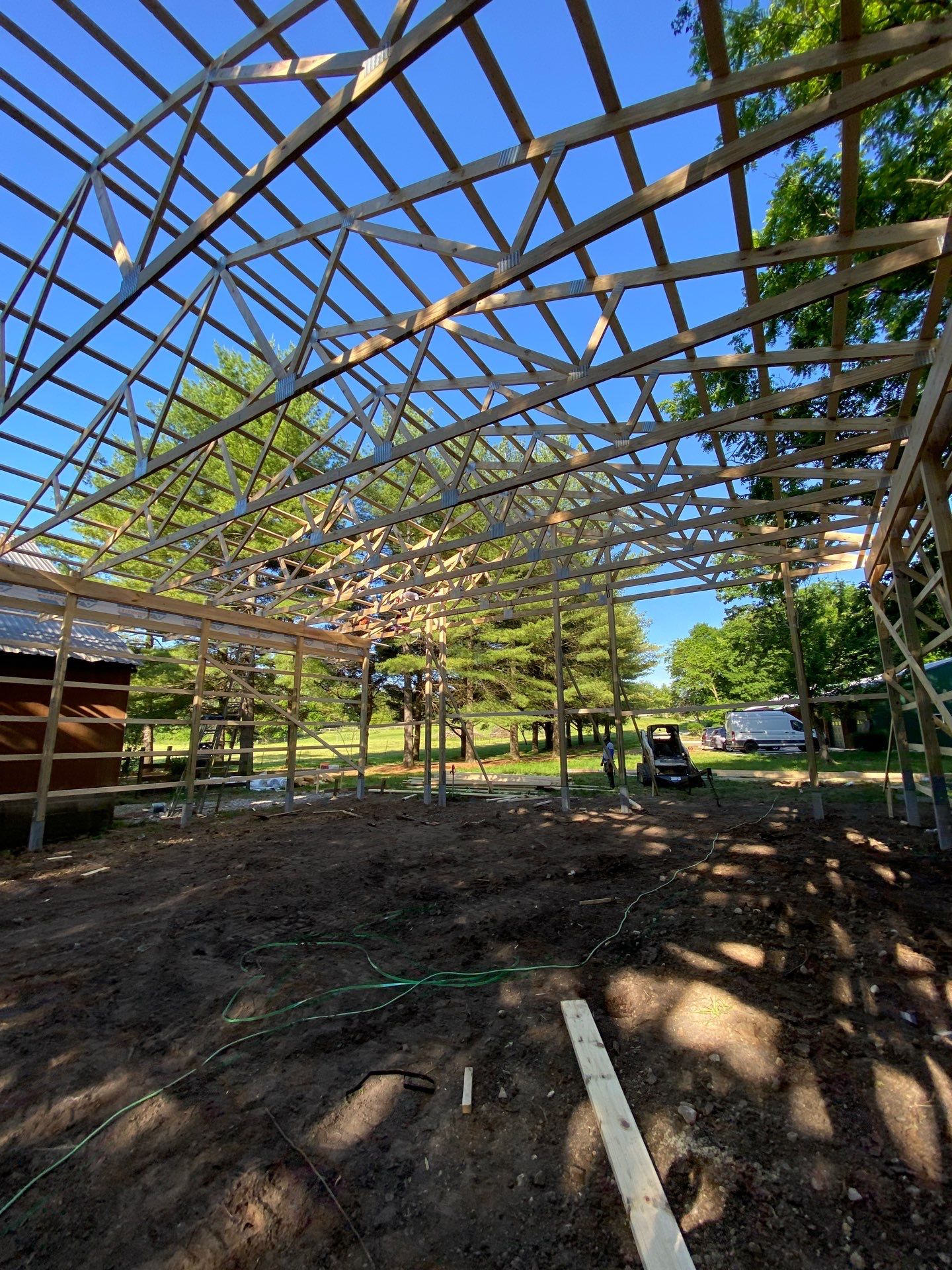 40'x50'x16' Pole Barn Project by The Barn Builders