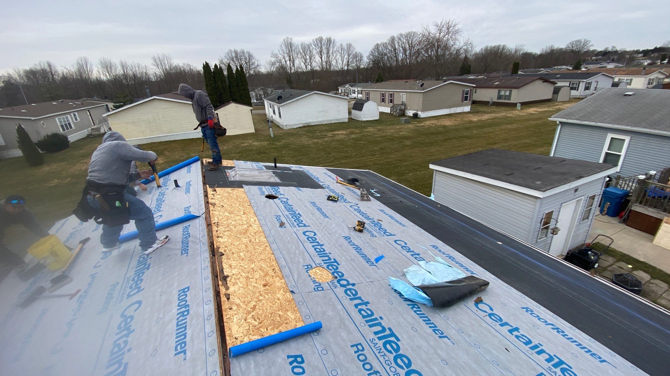 Roof Replacement using CertainTeed Landmark by 180 Contractors