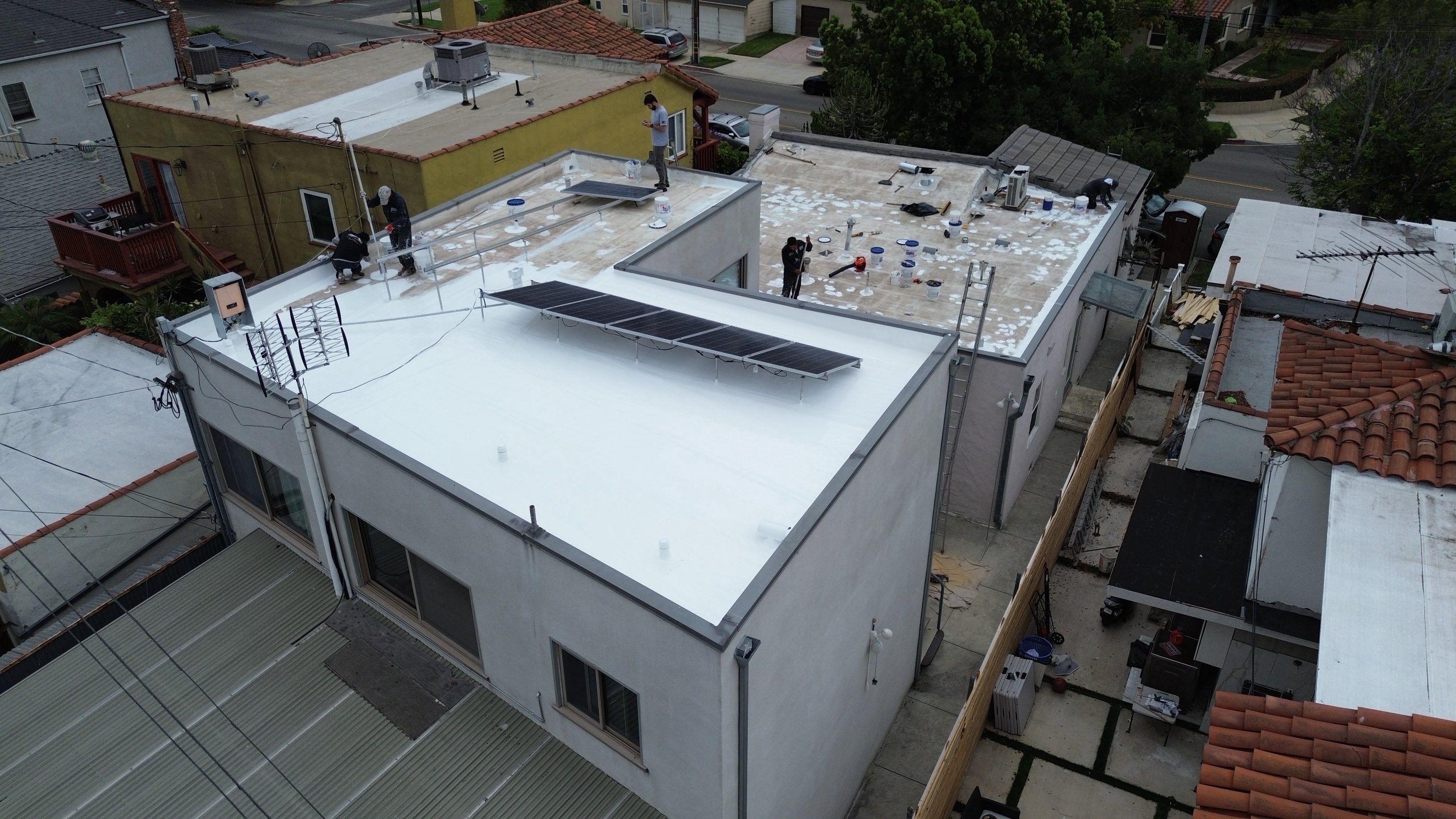 Residential Silicone Recoat by Hull Brothers Roofing